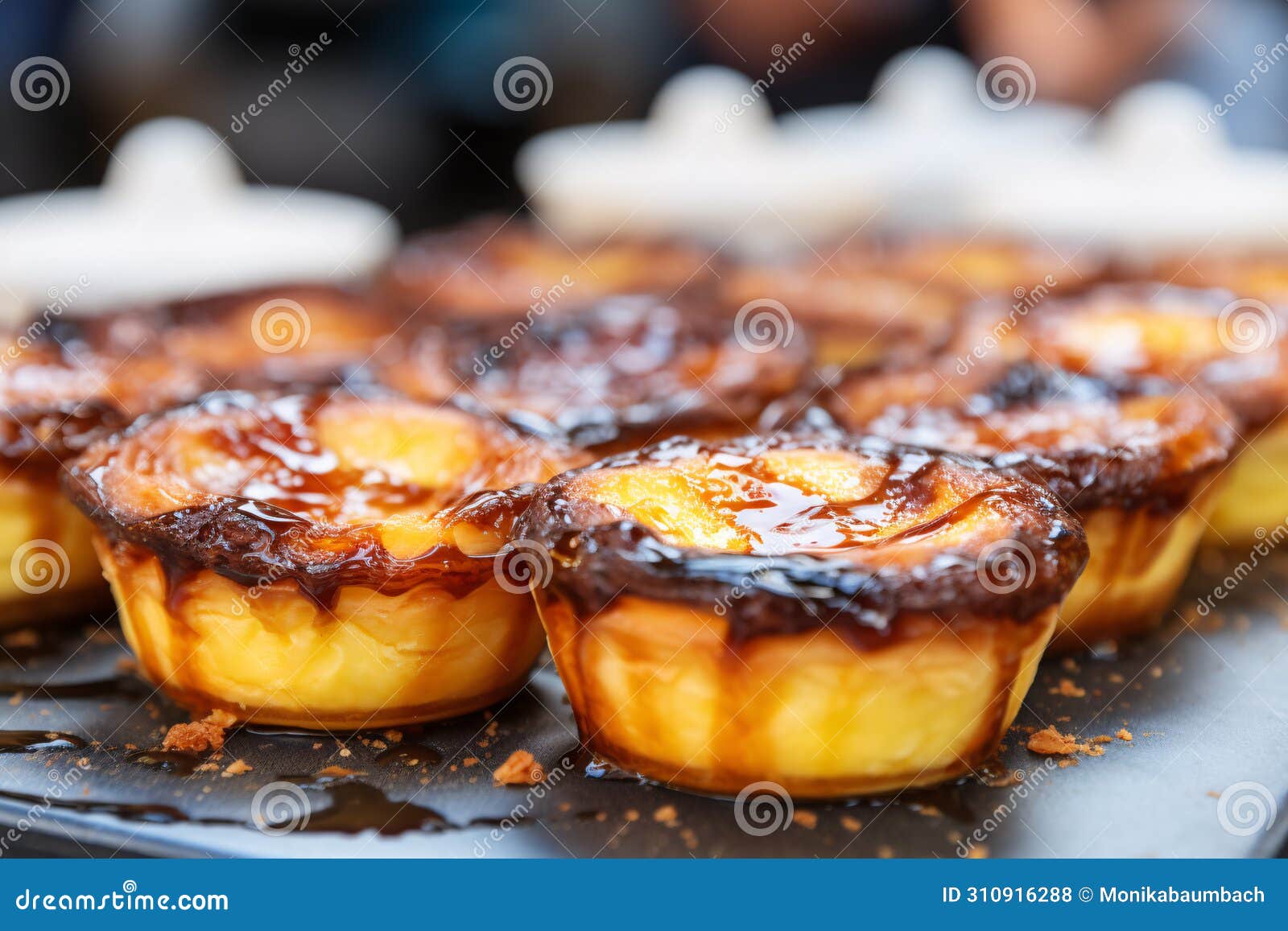 pastel de nata or pastel de belÃÂ©m, a portuguese egg custard tart pastry