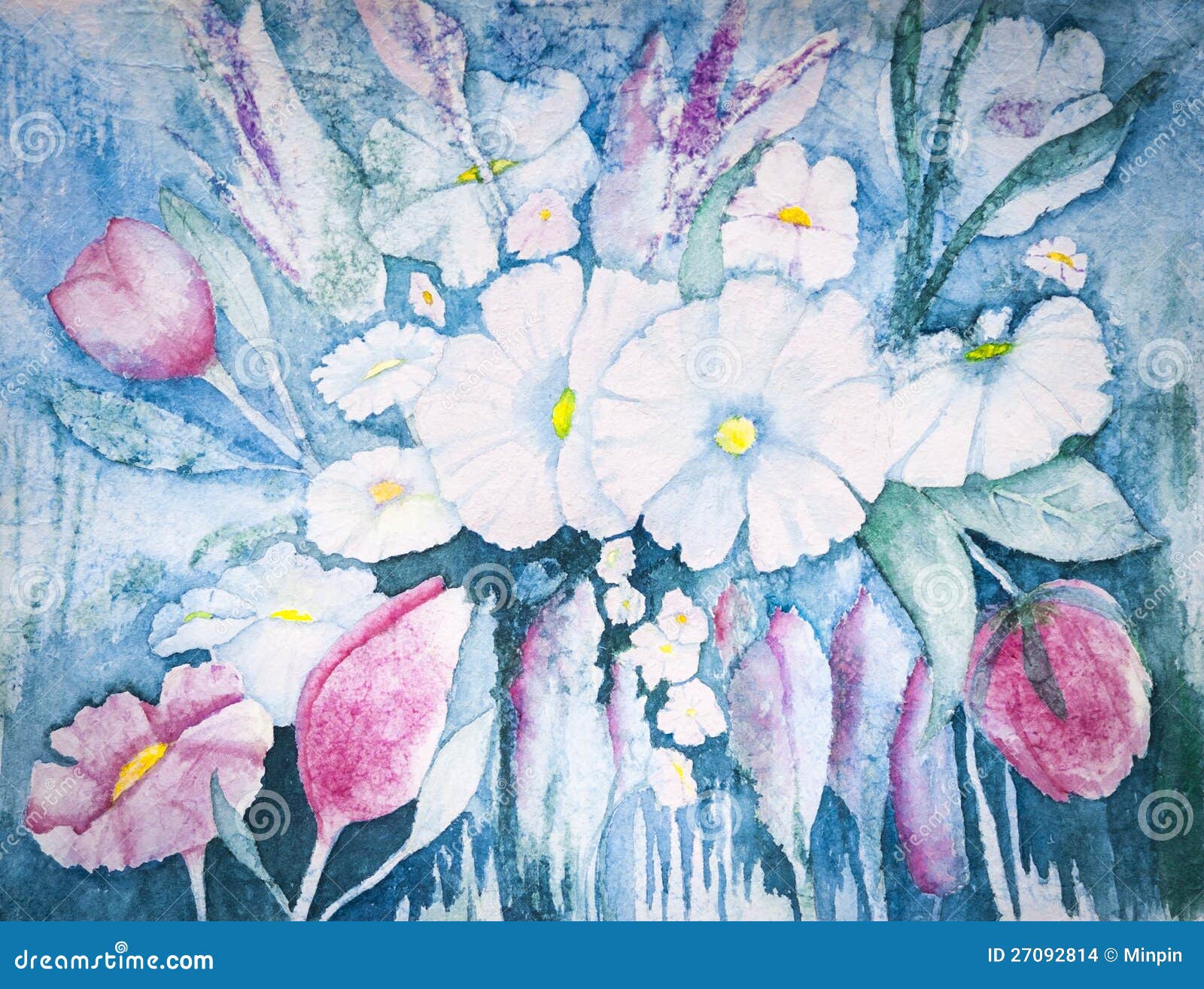 Pastel Flowers Stock Images Image 27092814