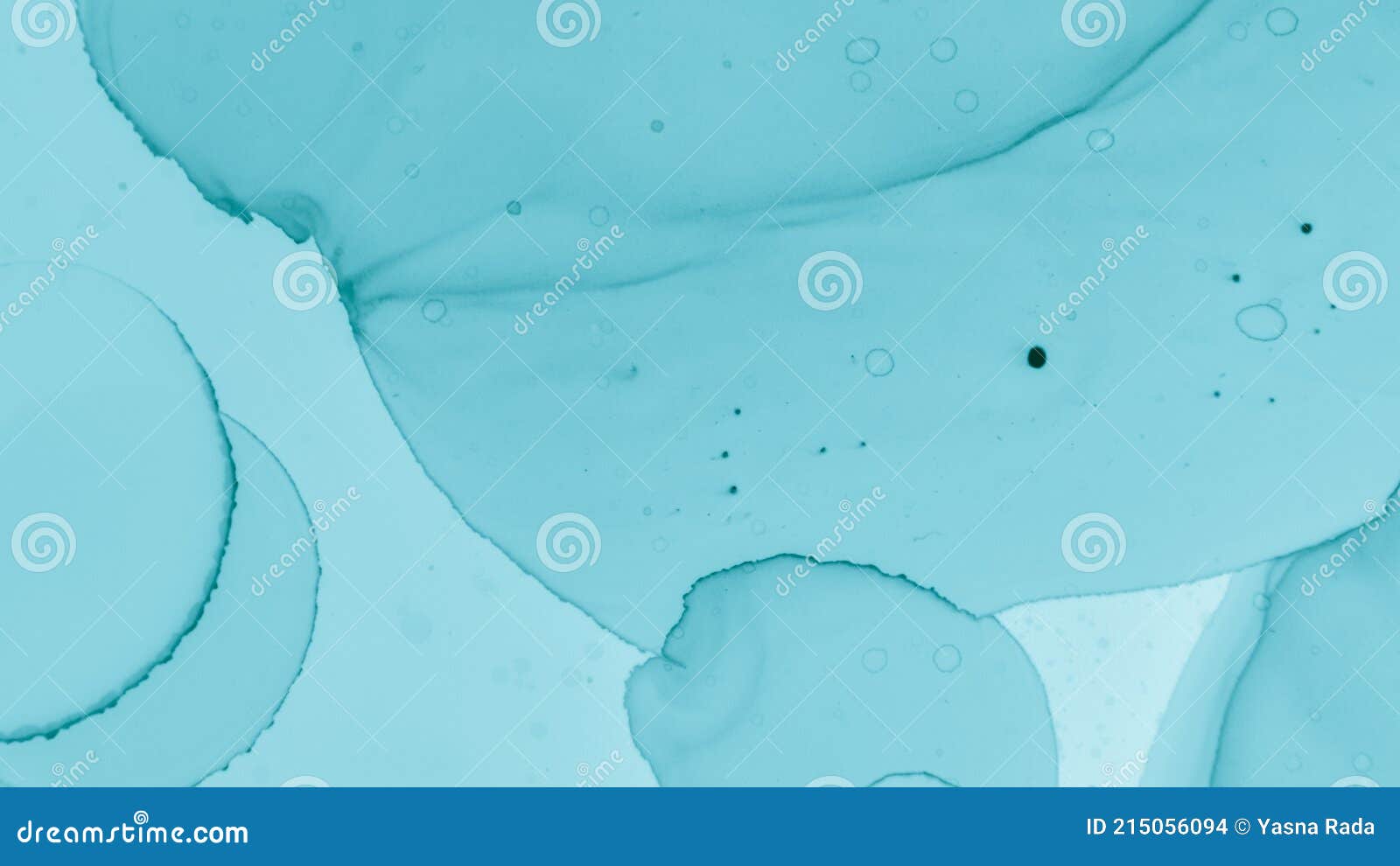 Pastel Fluid Design. Blue Ocean Gradient Stock Photo - Image of wash ...
