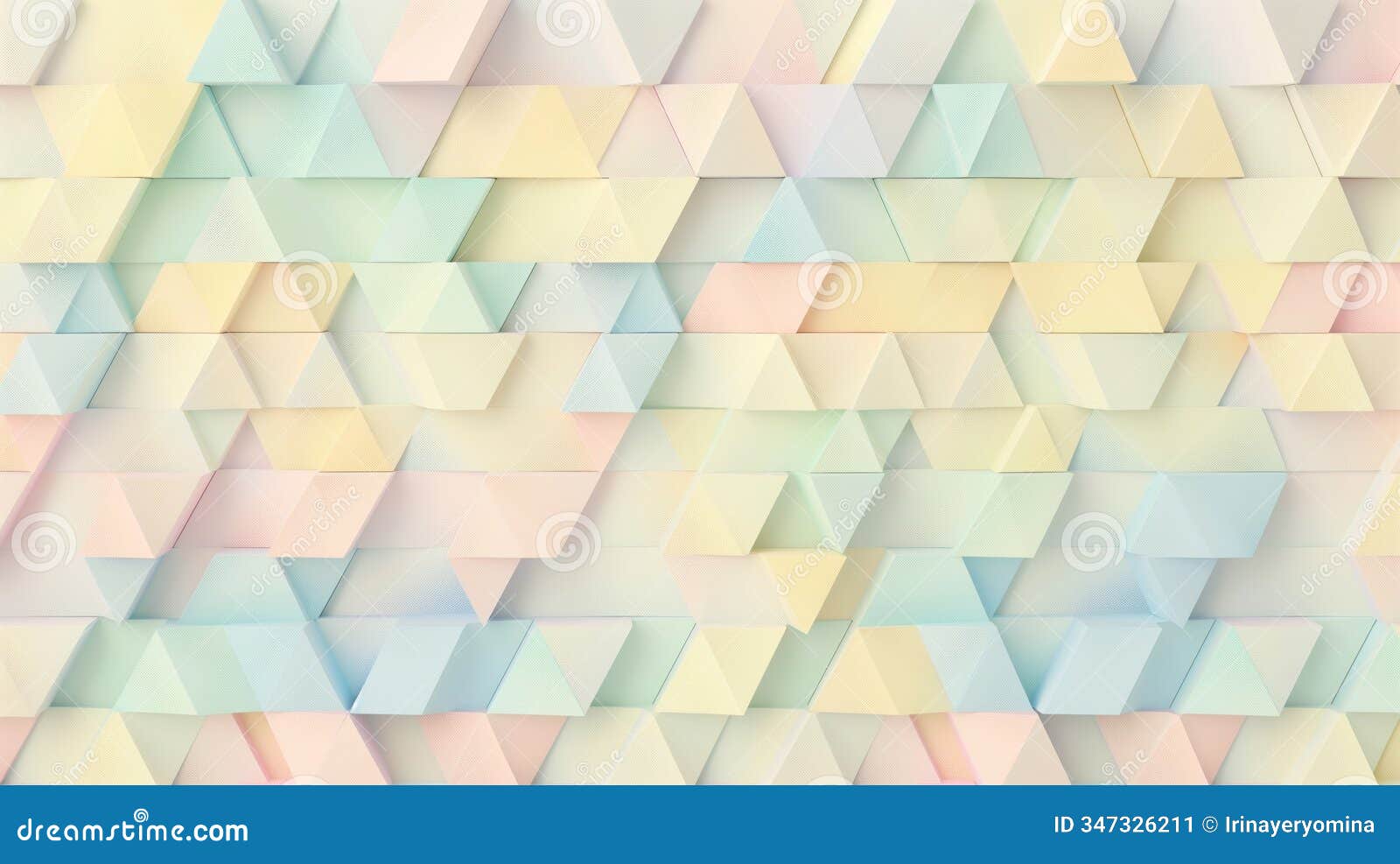 pastel geometric pattern with 3d triangles, modern abstract texture, minimalism, soft colors, futuristic 