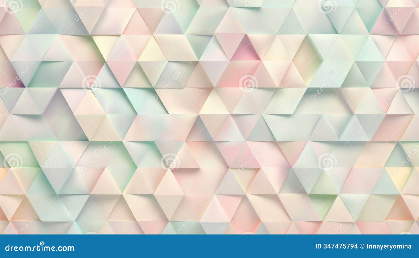 pastel geometric pattern with 3d triangles, modern abstract texture, minimalism, soft colors, futuristic , seamless