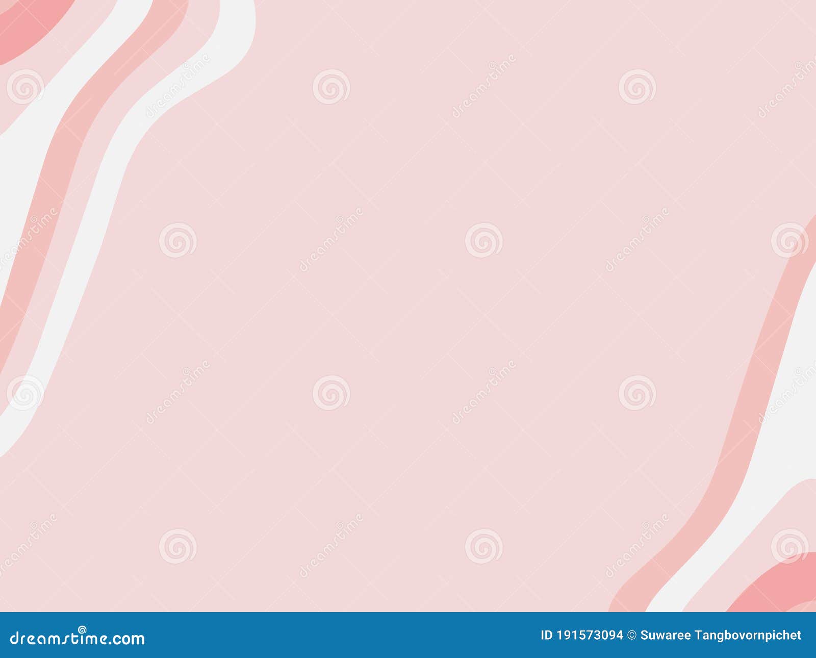 Pastel Pink and White Tone with Random Shapes and Lines Background