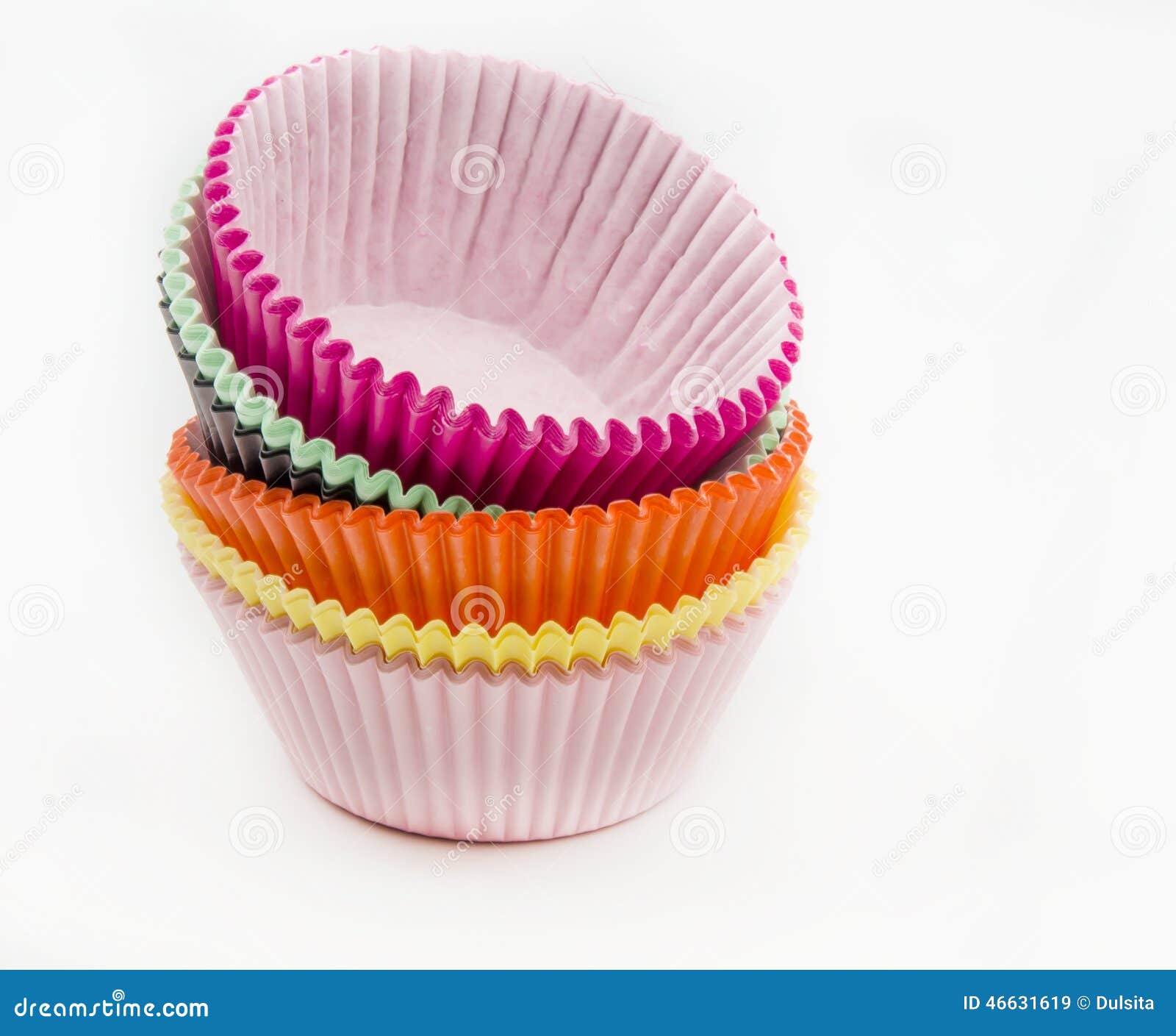 Pasteles De Papel De Los Moldes Imagen de archivo Imagen de papel