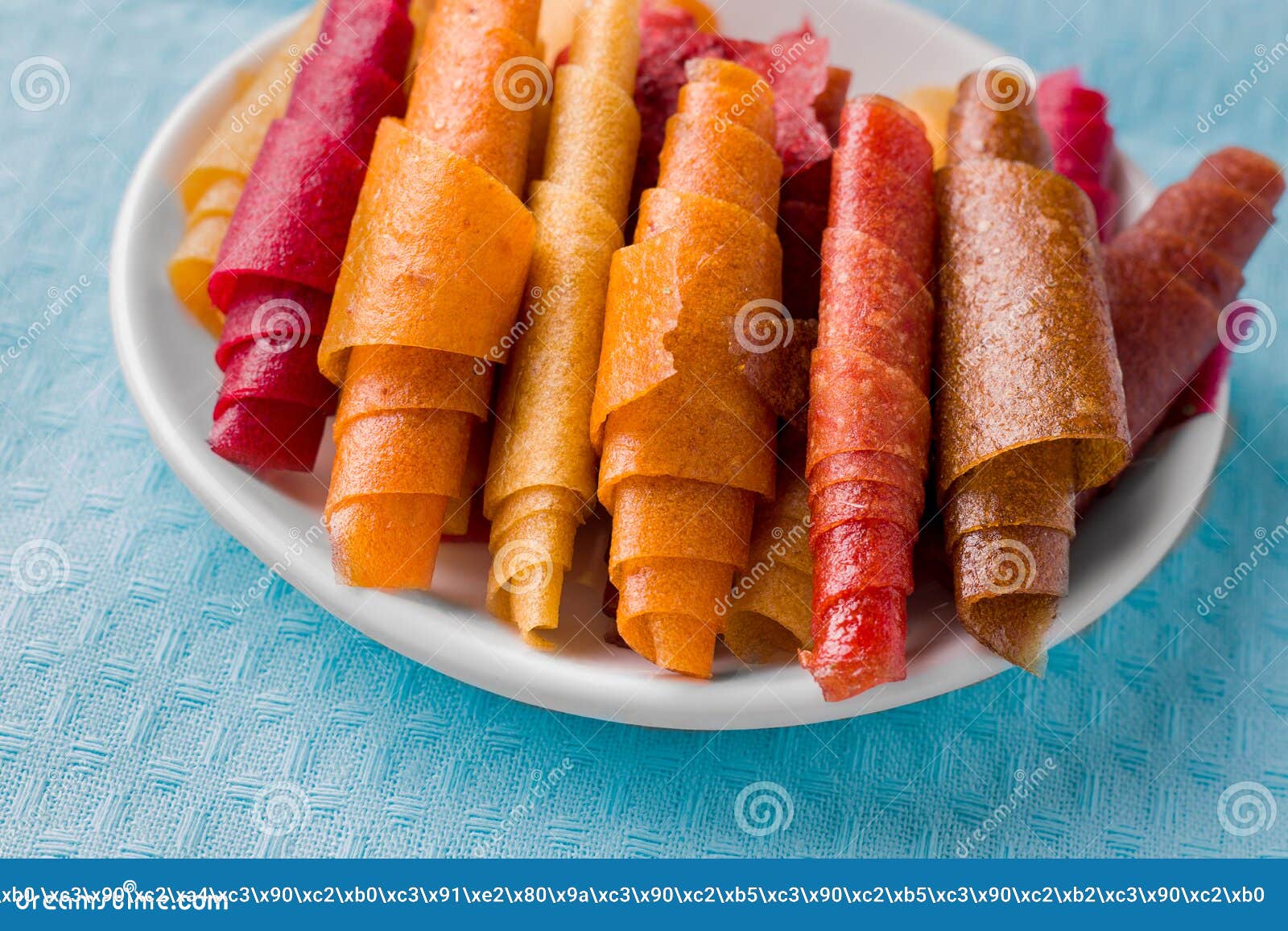 Pastilla, Fruit Rolls without Sugar Stock Image Image of natural