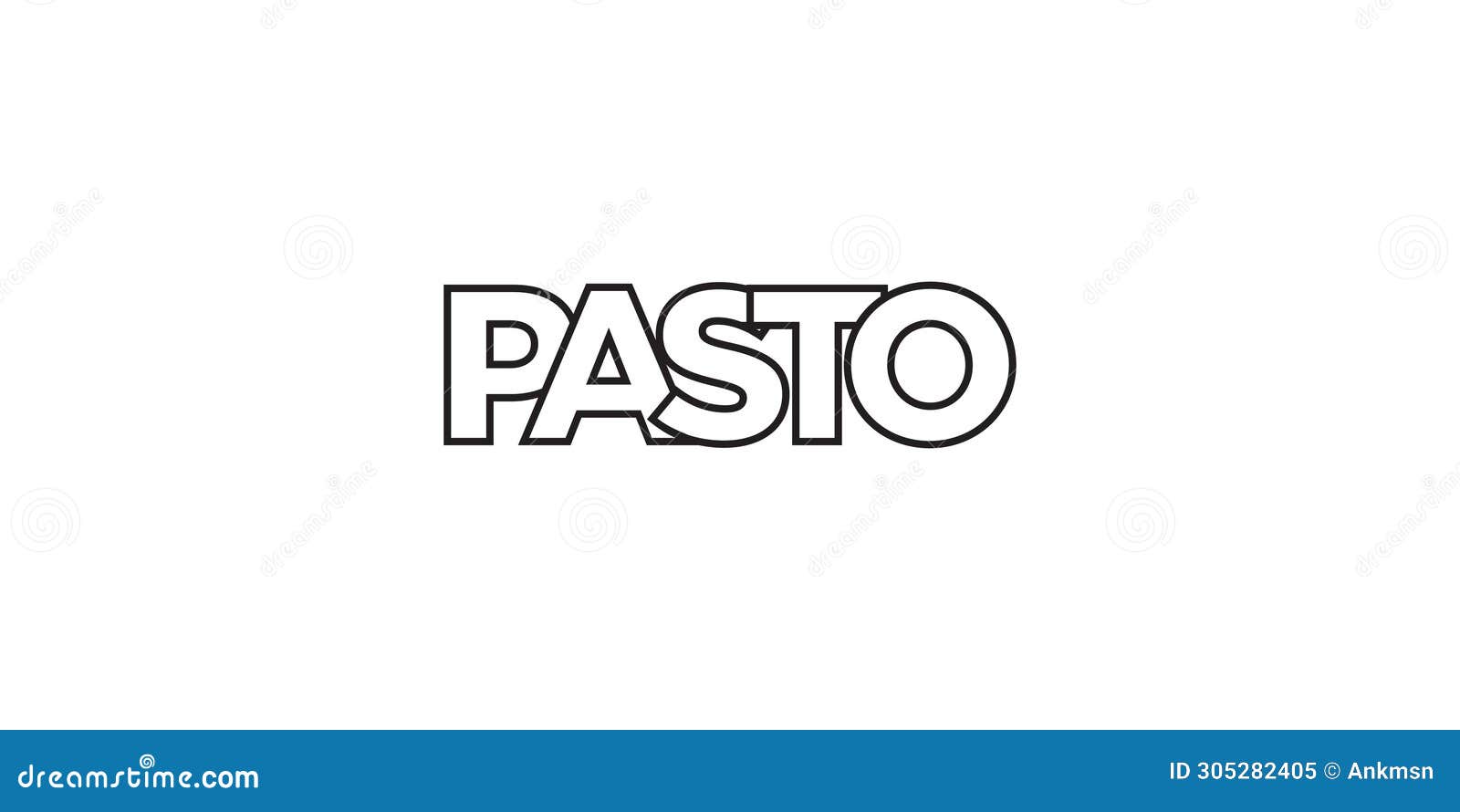 pasto in the colombia emblem. the  features a geometric style,   with bold typography in a modern font.