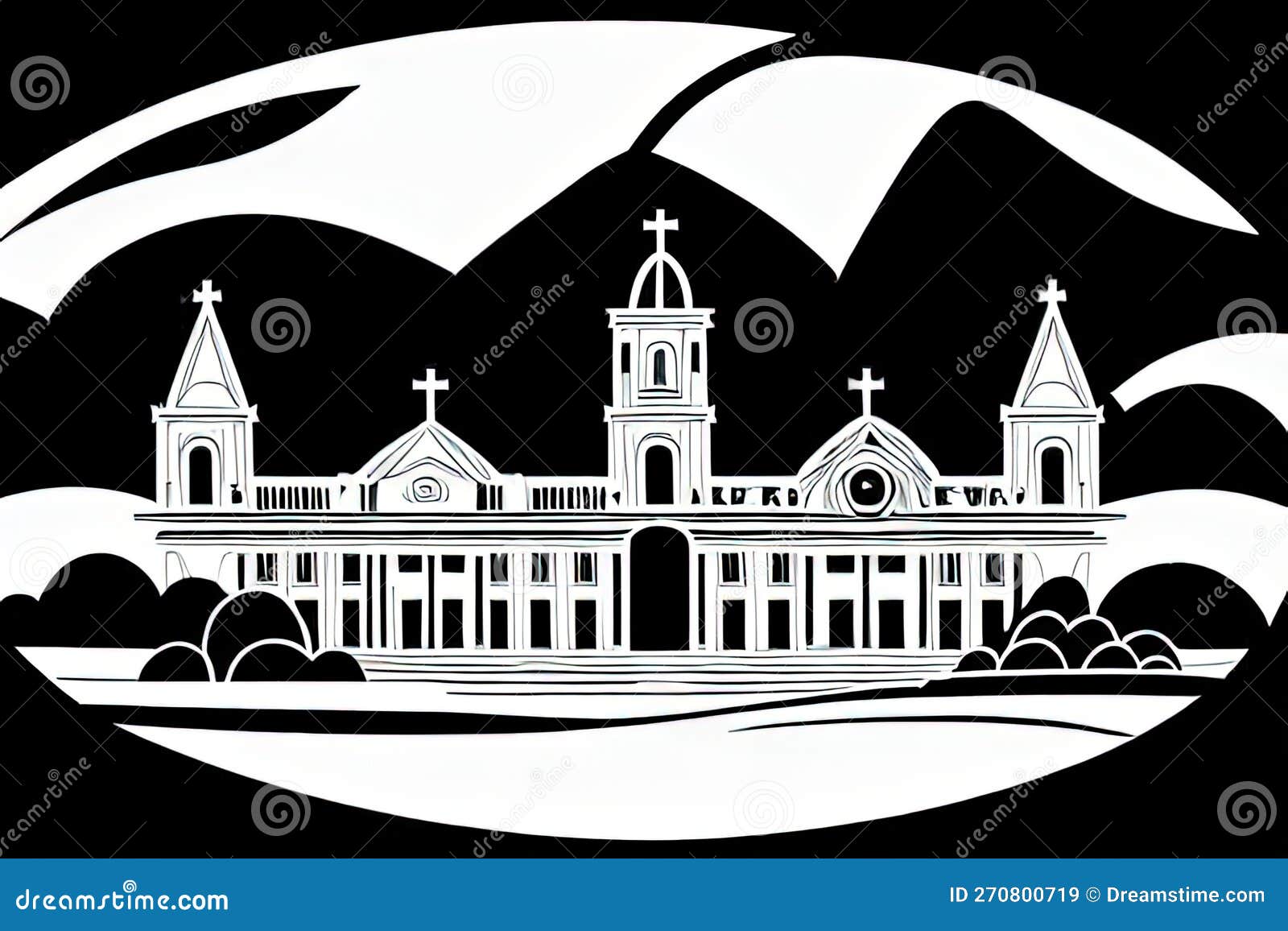 pasto, nariÃ±o, colombia. black & white city logo. generative ai.