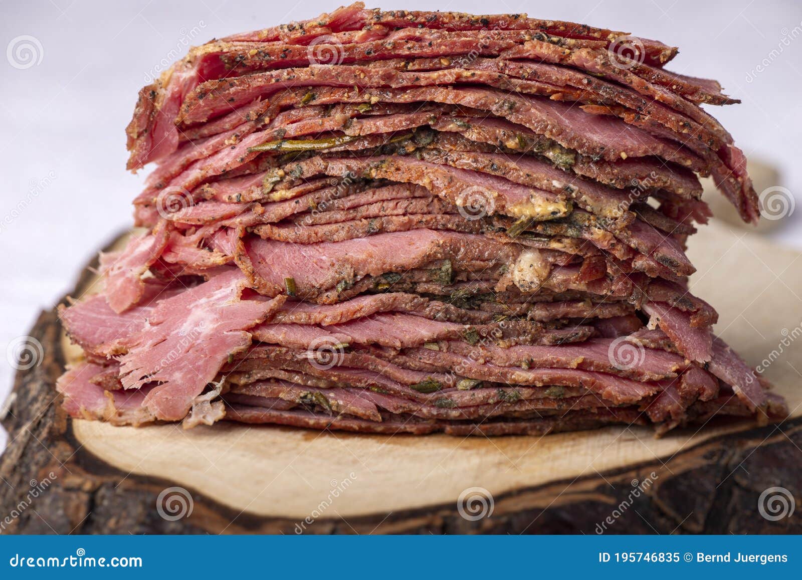 Pastrami stock image. Image of pastrami, marinated, jewish 195746835