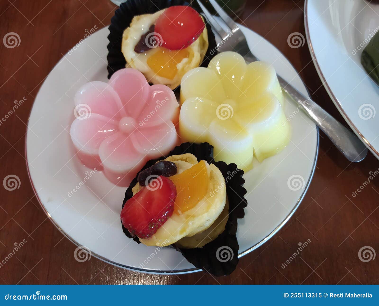 Pastries Made from Rice Flour Stock Image Image of dairy, baking