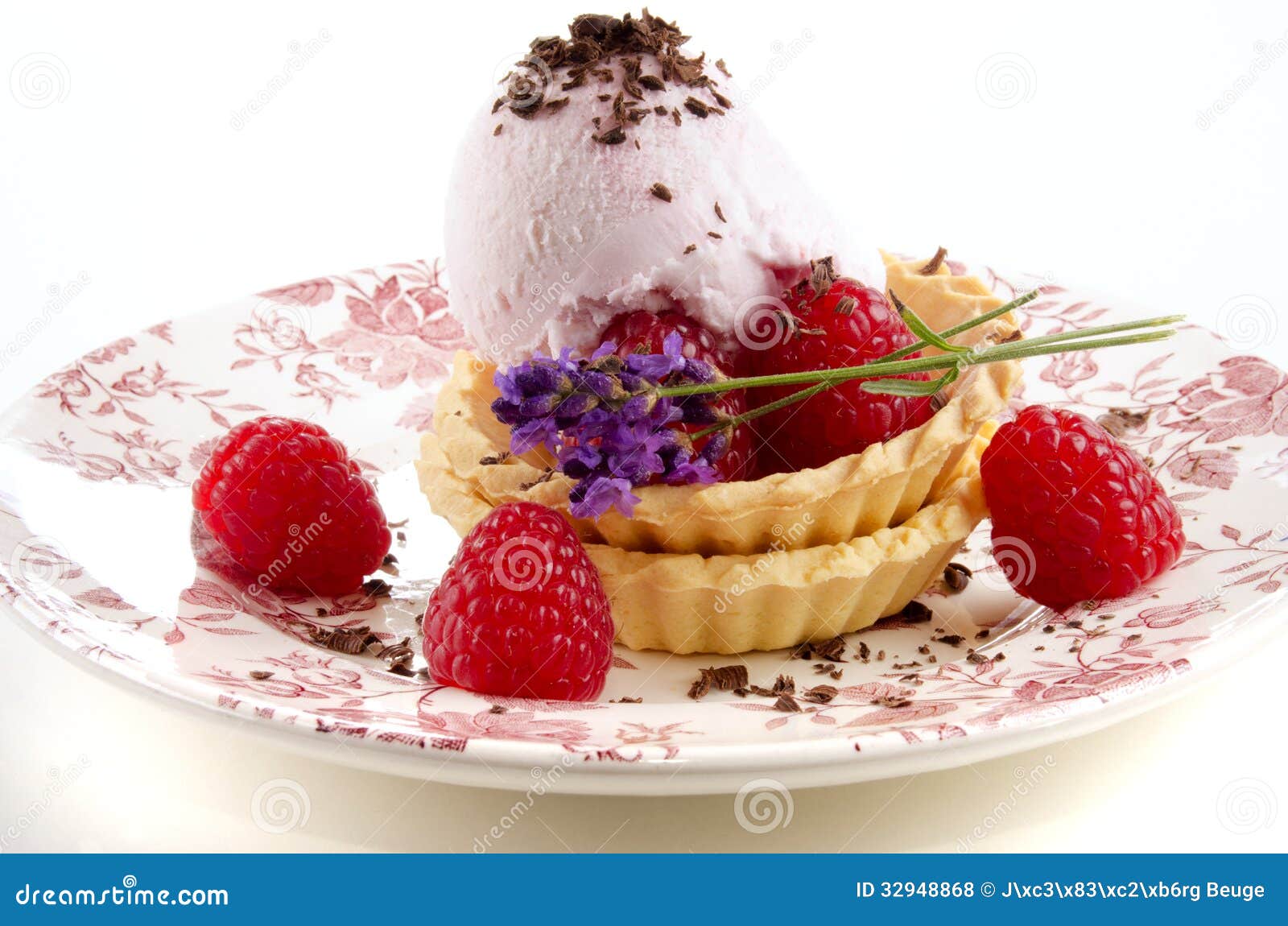 Pastry case with ice cream stock photo. Image of dessert 32948868