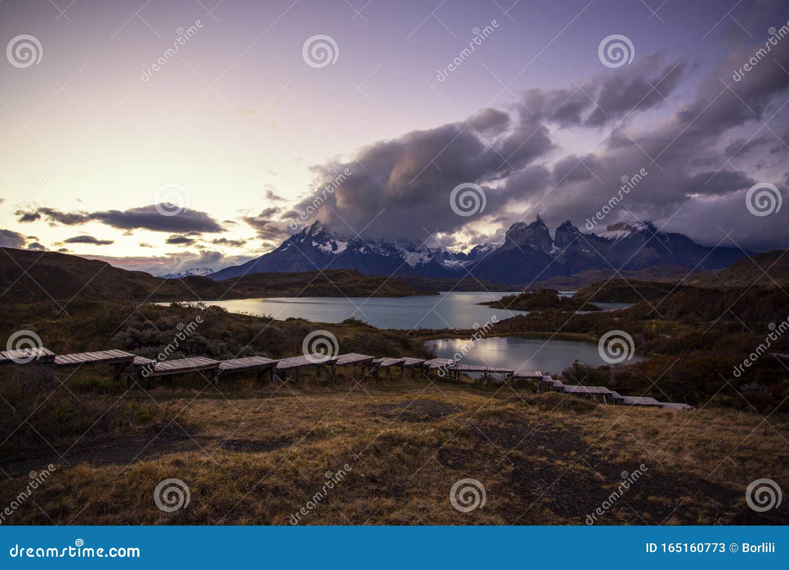 patagonia, chile - torres del paine, in the southern patagonian ice field, magellanes region of south america