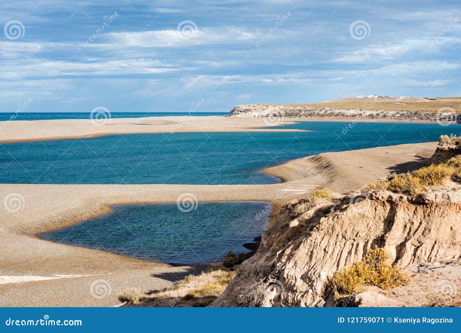 patagonia coastline, peninsula valdes, argentina