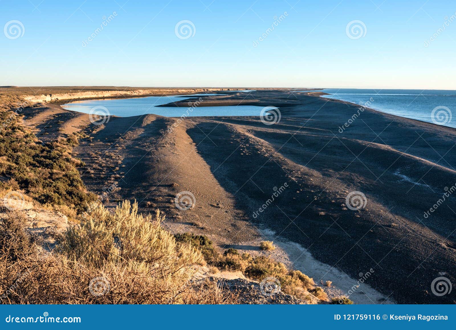 patagonia coastline, peninsula valdes, argentina