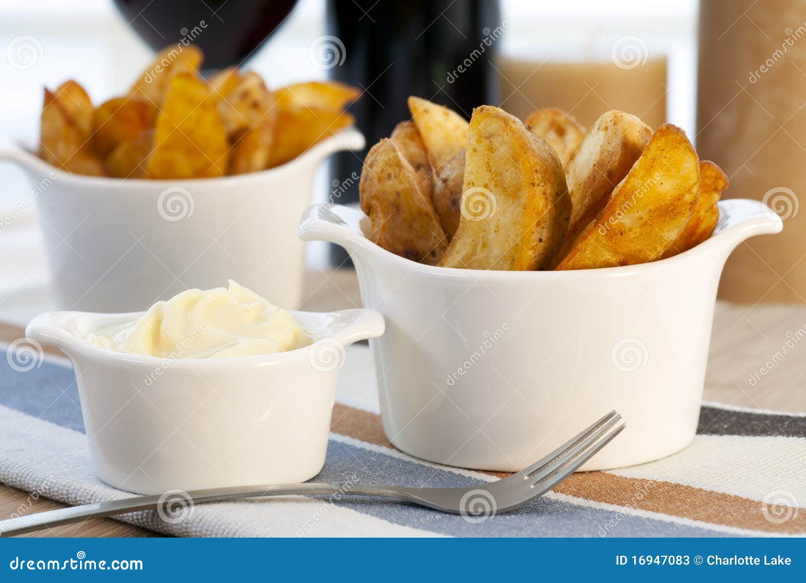 patatas bravas with garlic mayonnaise