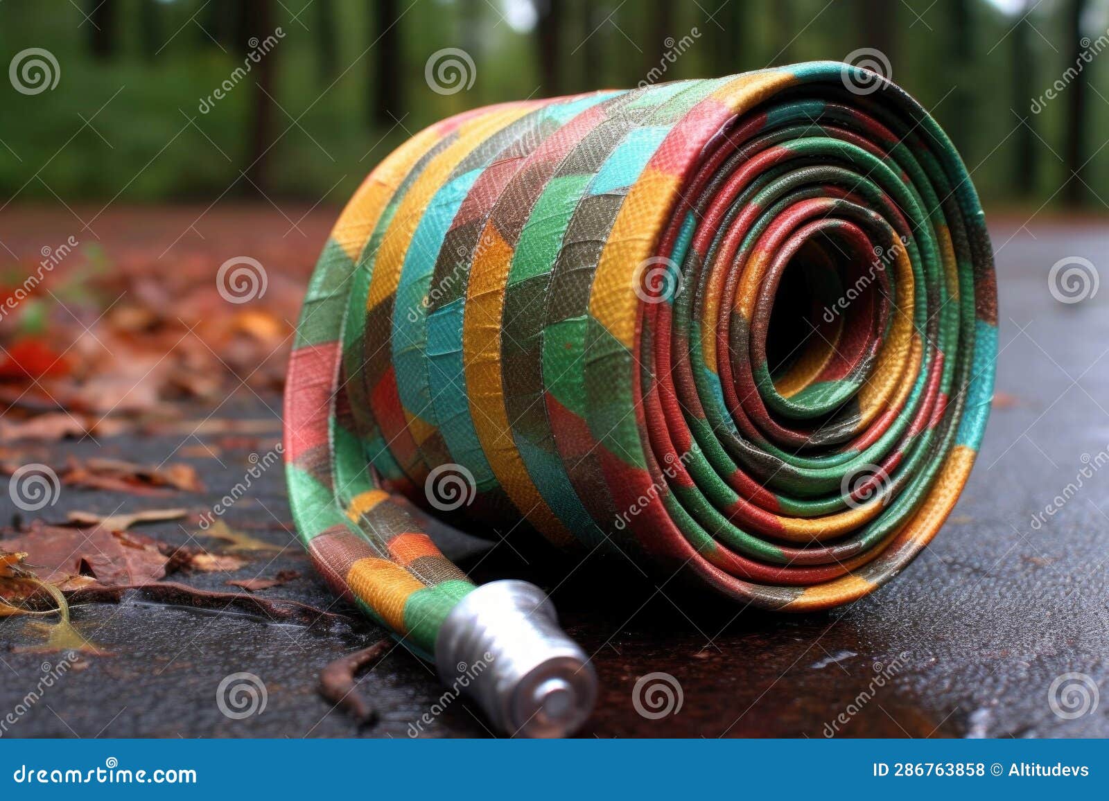 Patched Garden Hose with Duct Tape Stock Photo Image of patched