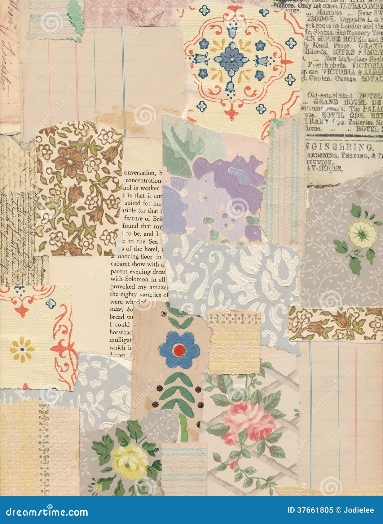 Vintage Patchwork Collage