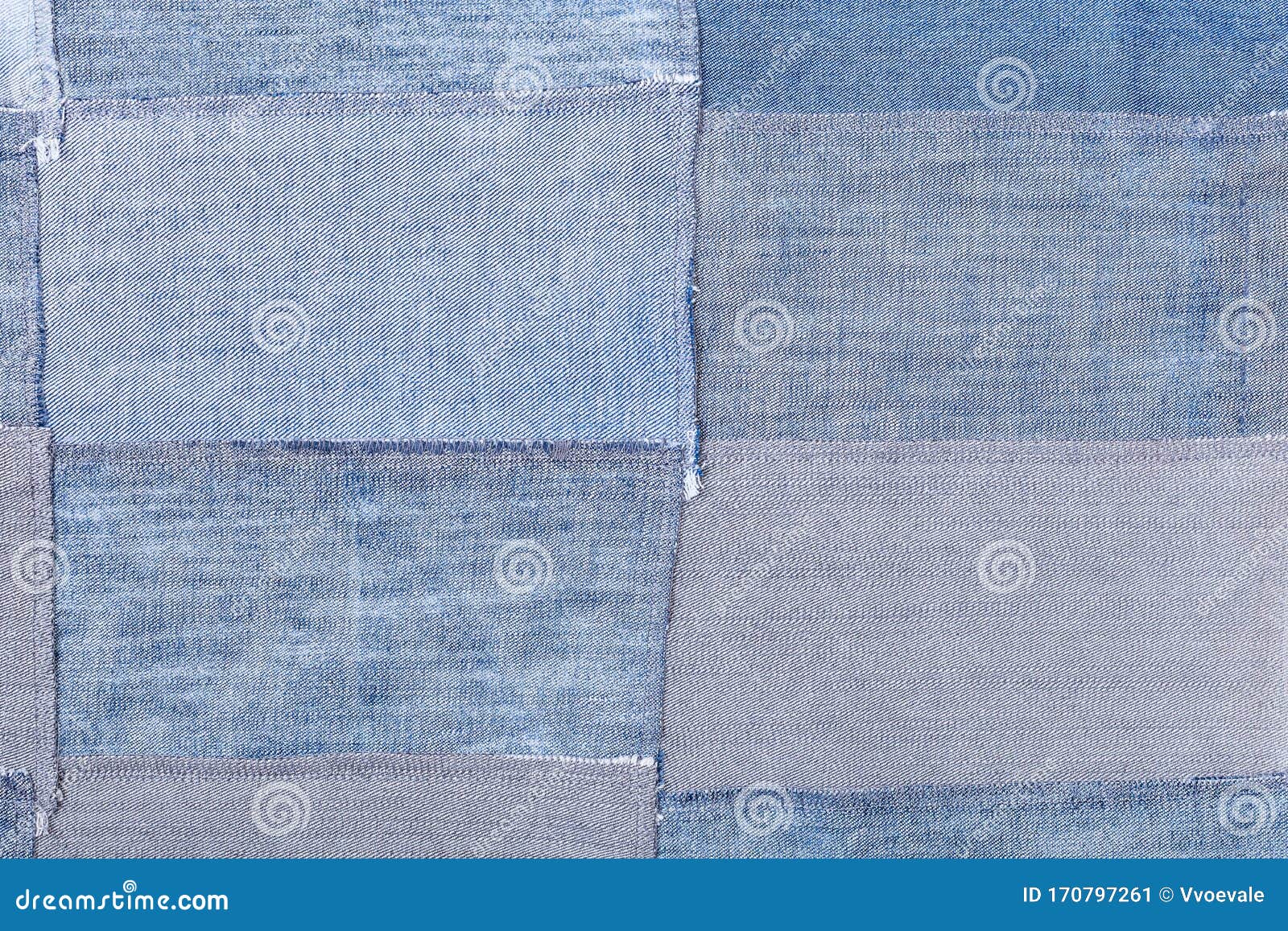 Patchwork from denim flaps stock image. Image of hobby - 170797261