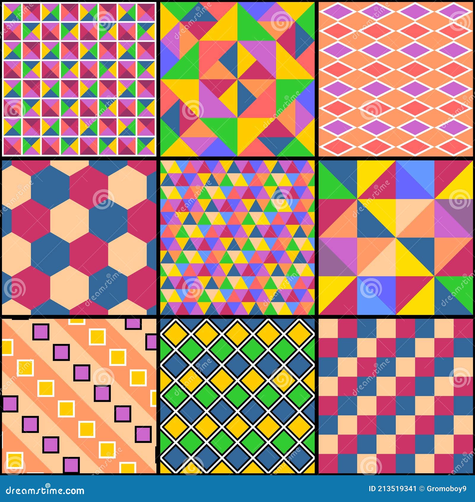 Aggregate 156+ draw patterns using different shapes best