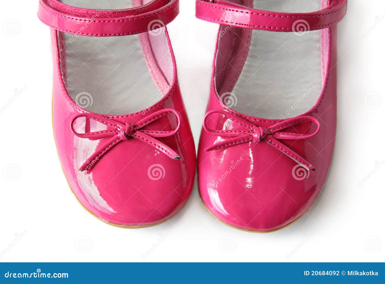 Patent Leather Shoes with Bows Stock Photo Image of childish, boots