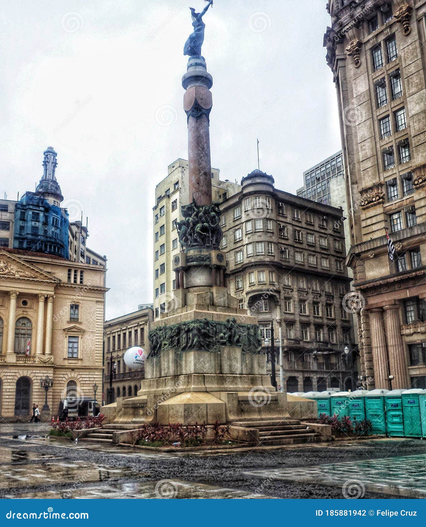 Pateo Do Colegio Square in Sao Paulo Downtown Editorial Photography