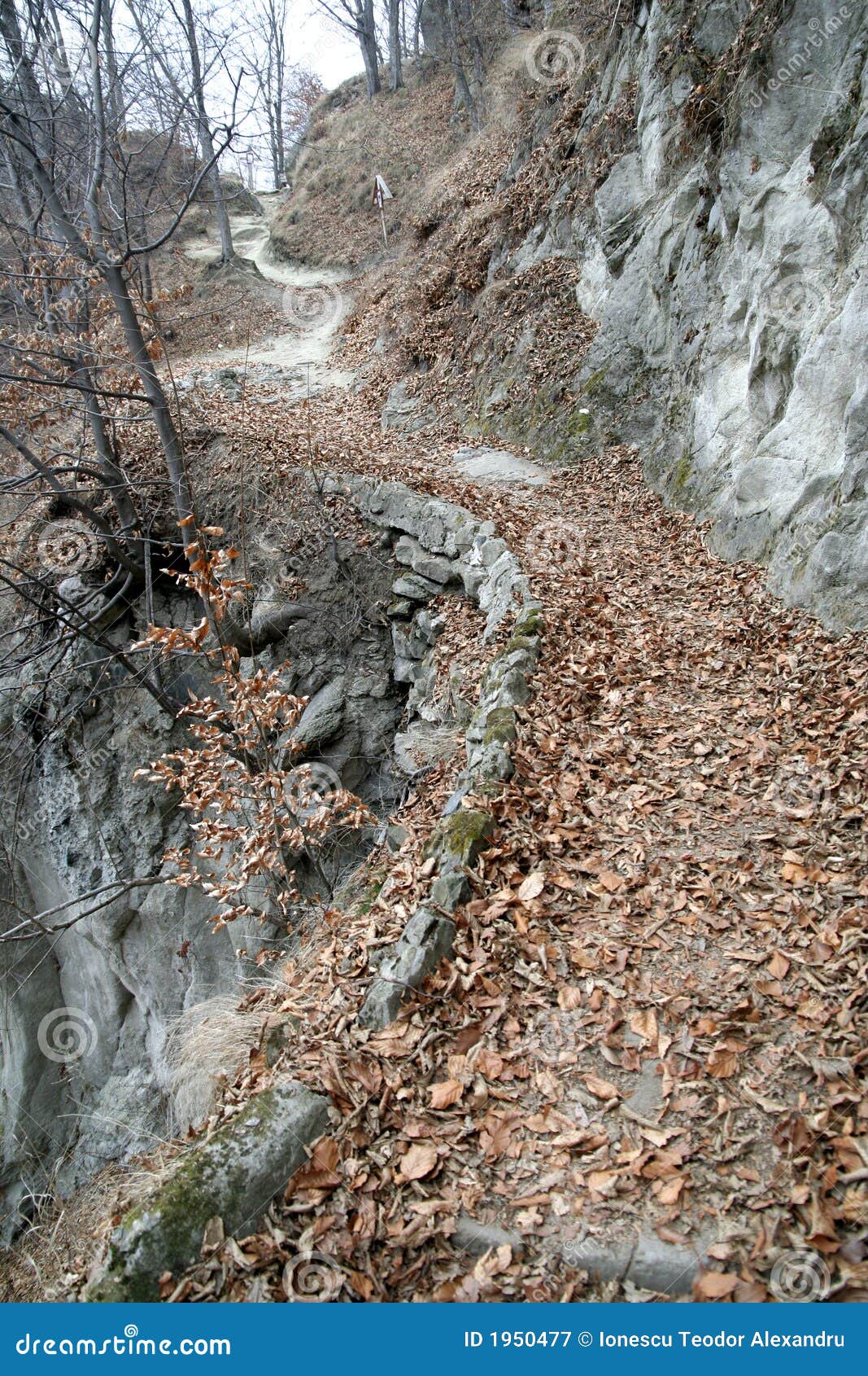 pilgrim path along steep steps to the … – License image – 70057520 ❘  lookphotos