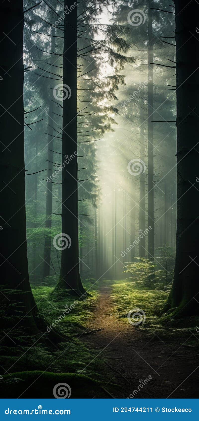 nehemias path: a moody forest journey captured in fine art photography
