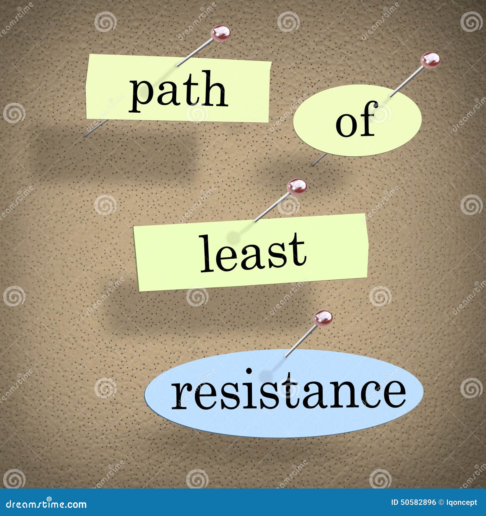 At least one of these. Path of least Resistance. Despair is Path of least Resistance. Resilience Word. Resist Word.