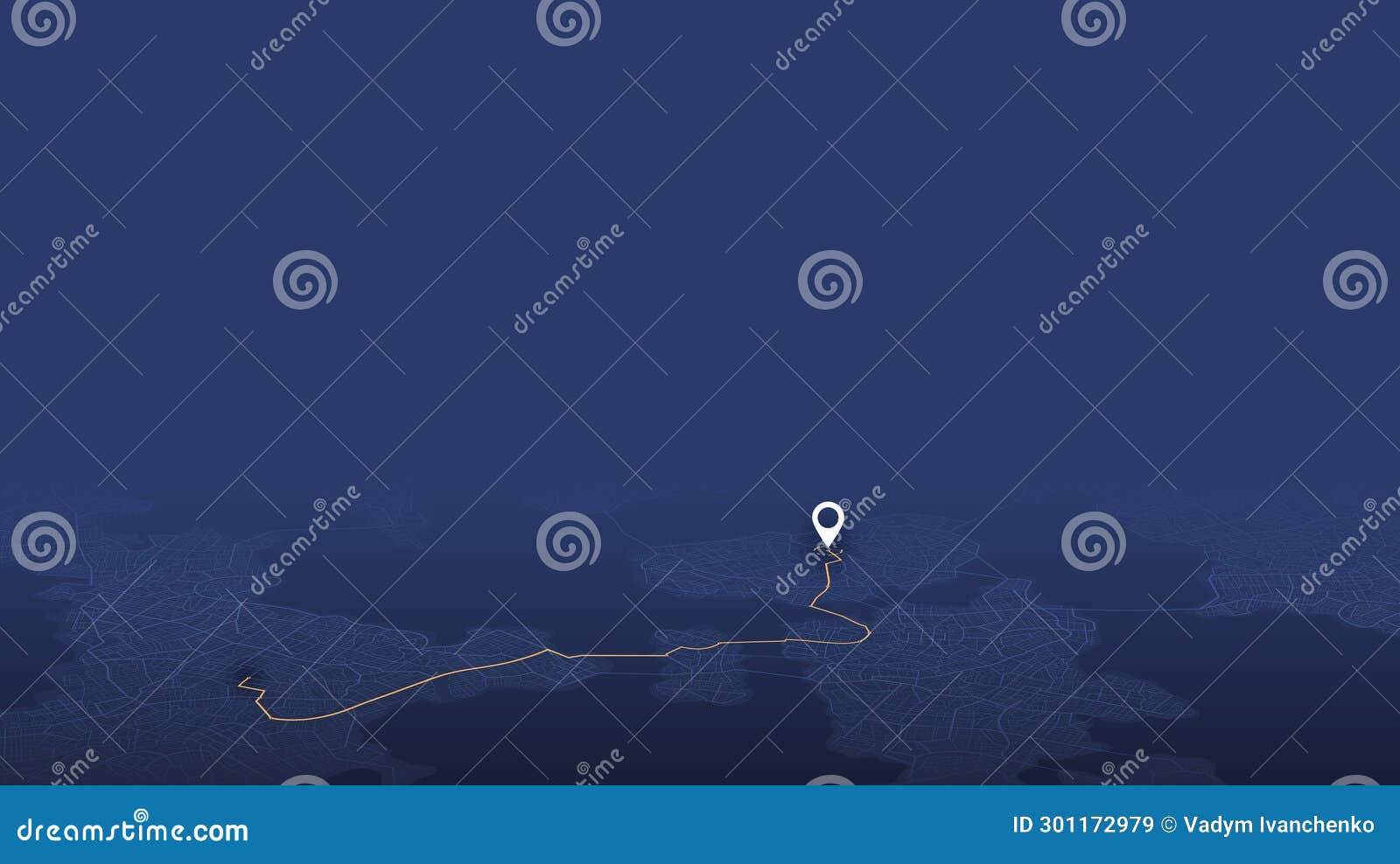 the path from a point to the intended goal, destinations, signs. roads throughout map. navigation mapping technology for