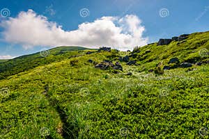 Path Uphill In To The Cloud Stock Image Image Of Heap Outside 114002279