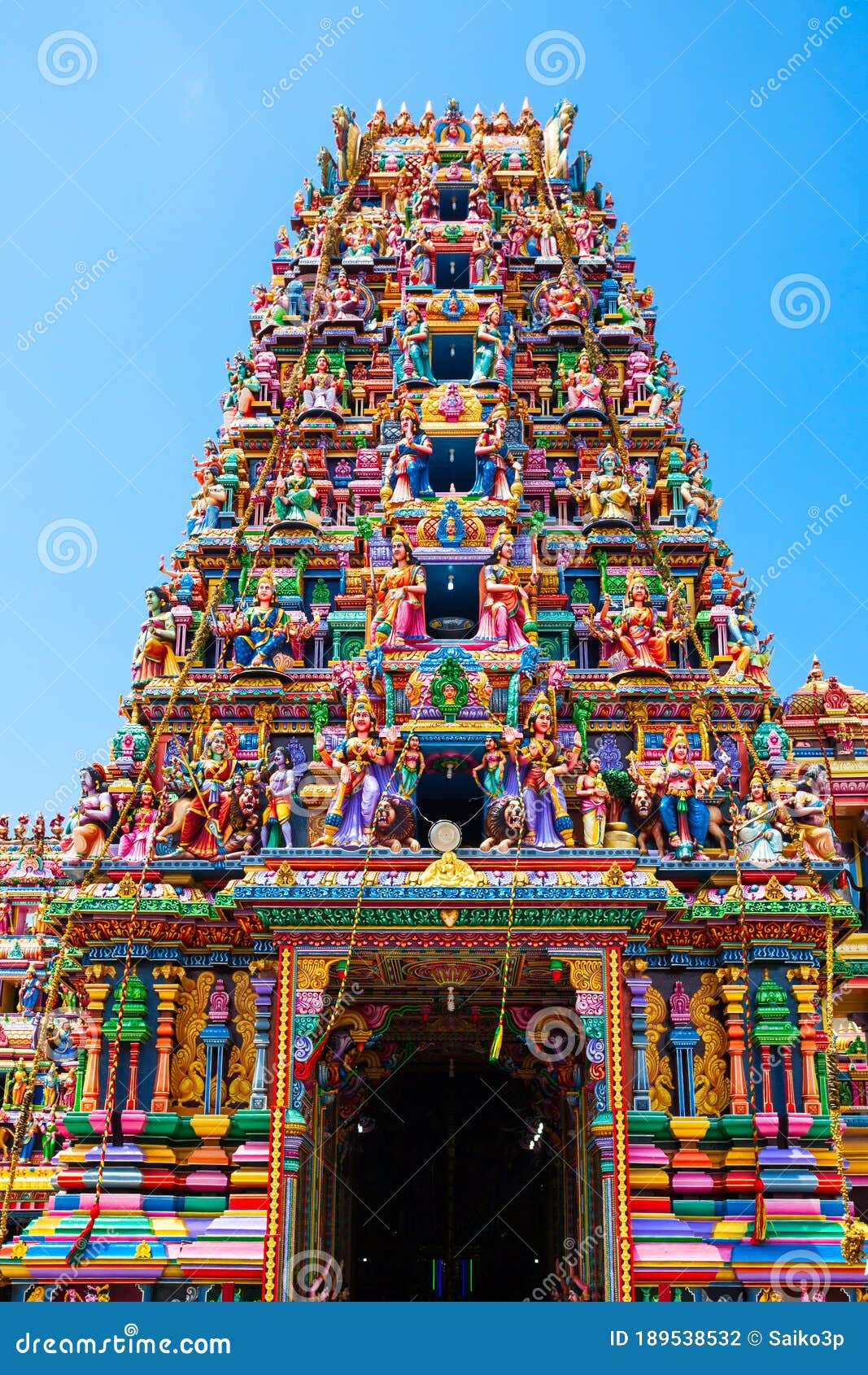 Pathirakali Amman Temple, Trincomalee Stock Photo - Image of ...