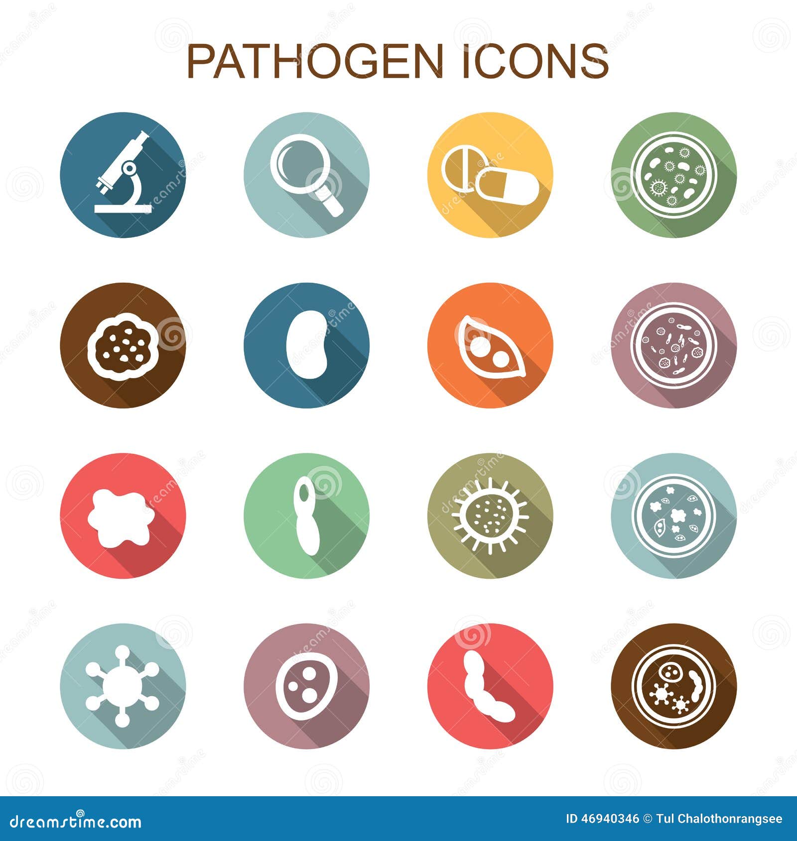 pathogen long shadow icons