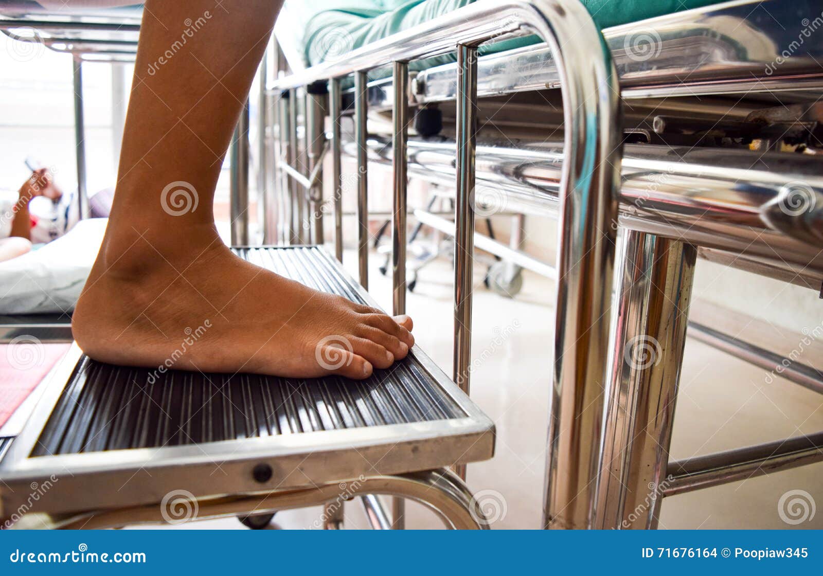 Patient foot stock photo. Image of illness, floor, equipment 71676164