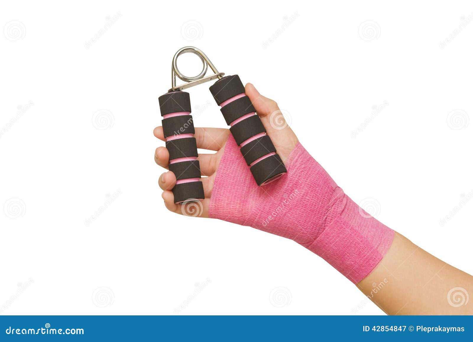 Patient S Hand with Hand Grip Exercise Stock Image Image of