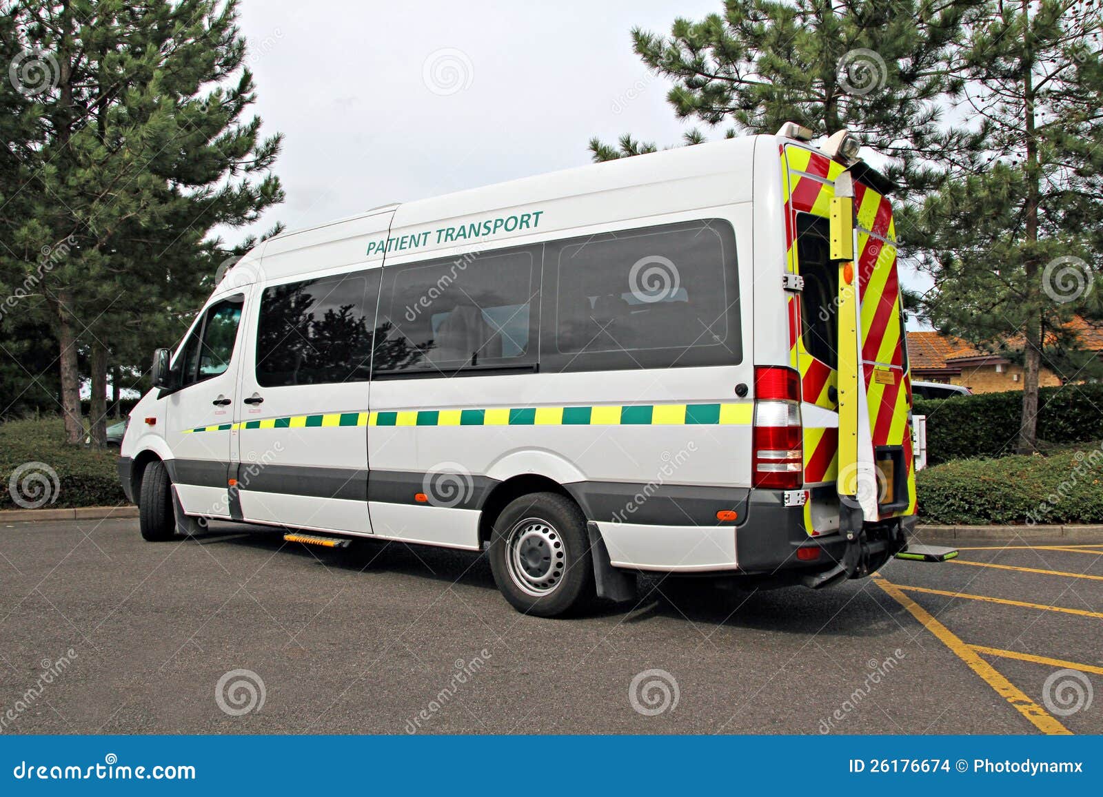 Patient transport vehicle stock photo. Image of patient 26176674