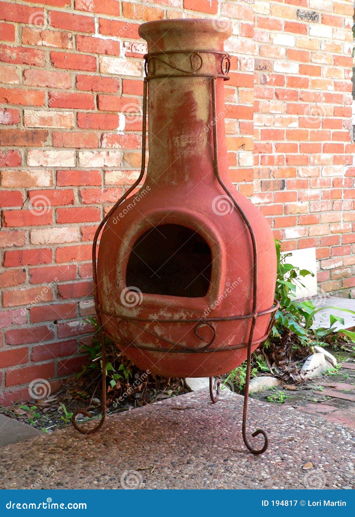 Patio Chimney Stock Image Image Of Ornamental Decorate 194817