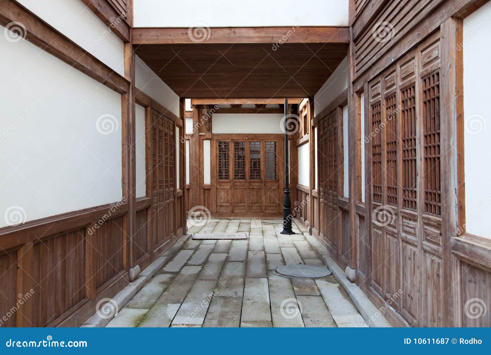 Patio chino imagen de archivo. Imagen de pavimento, exterior 10611687