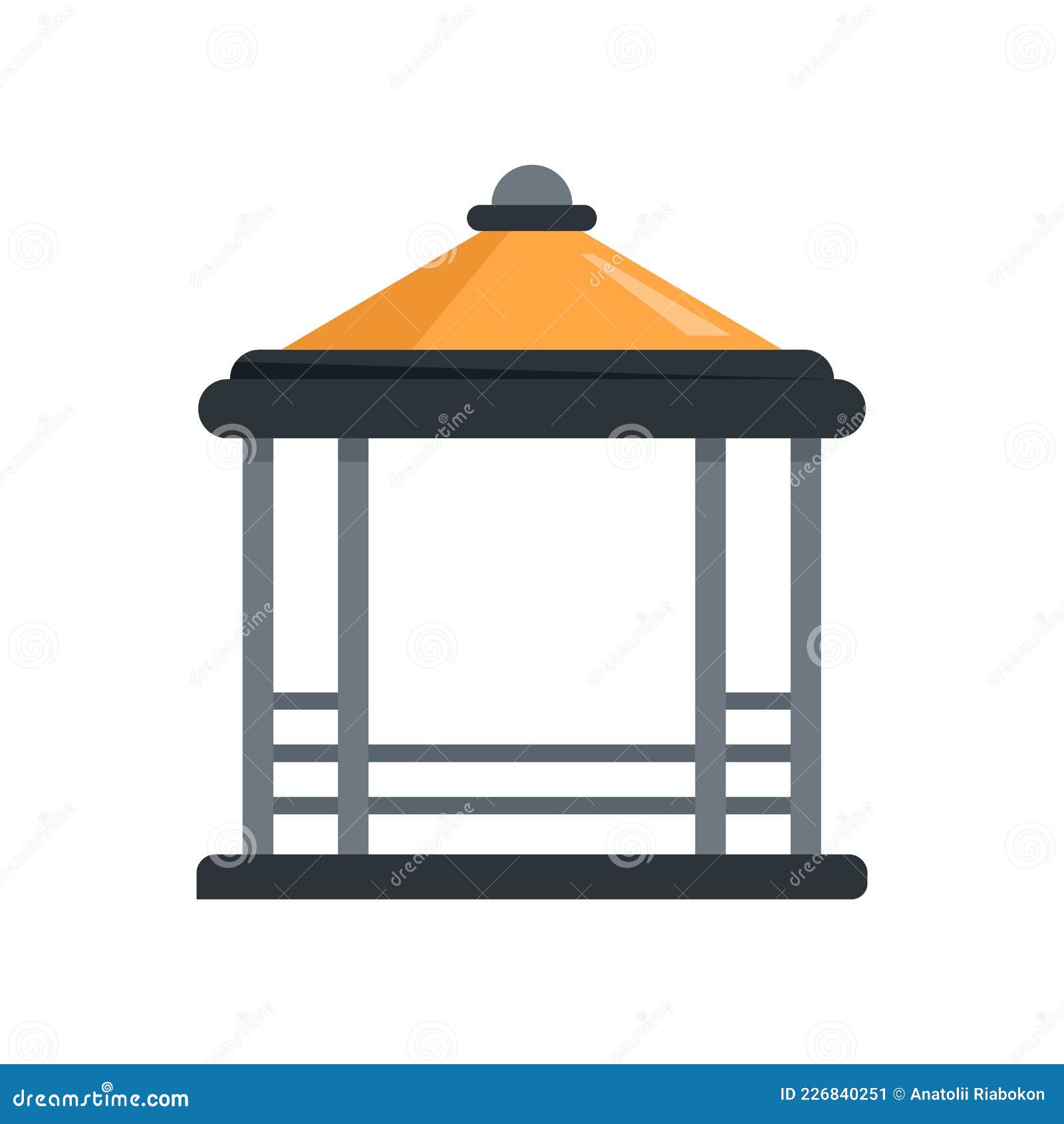 Gazebo Icon Vector On White Background, Gazebo Trendy Filled Icons From