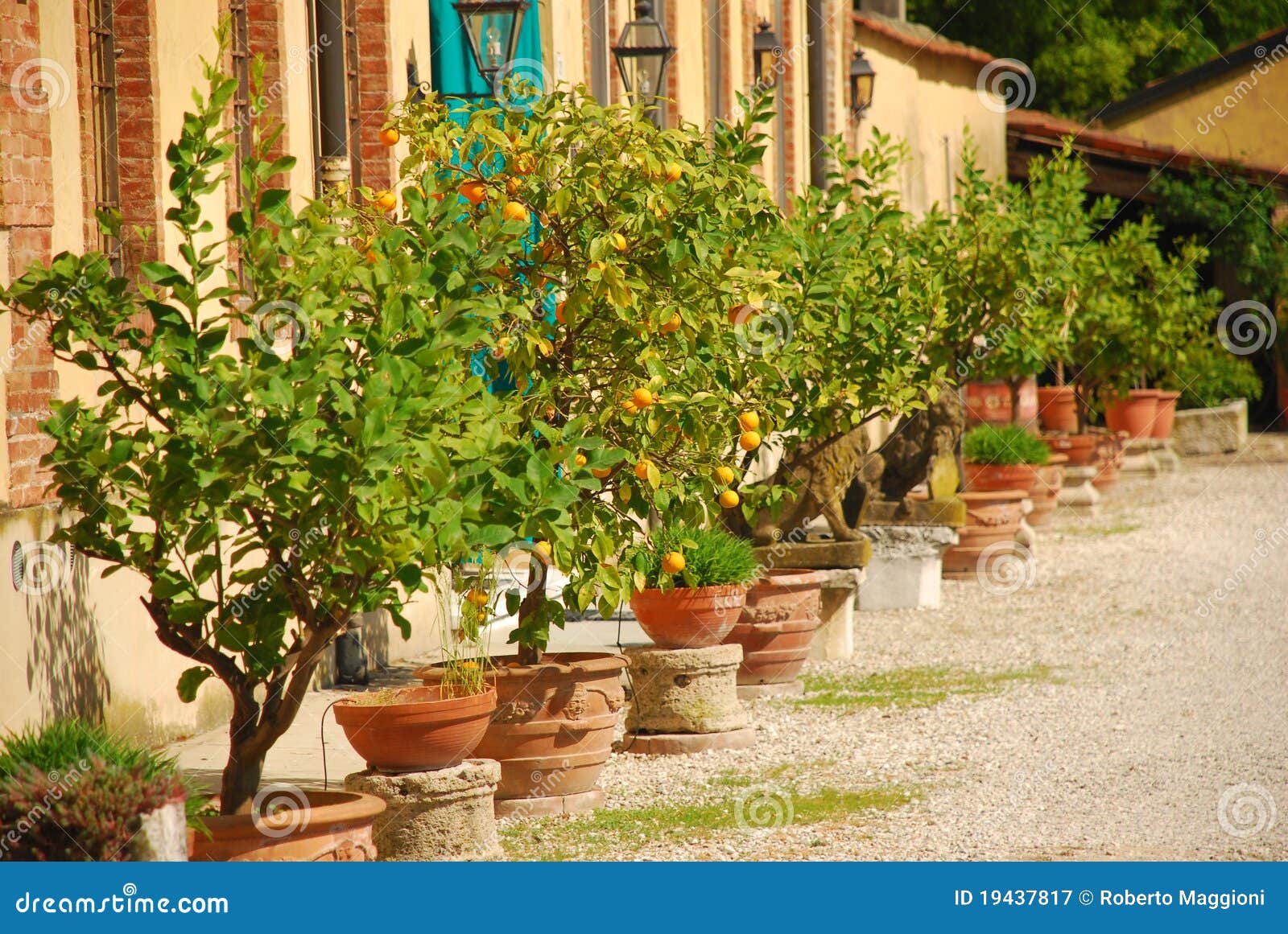 Patio italiano imagen de archivo. Imagen de recorrido 19437817