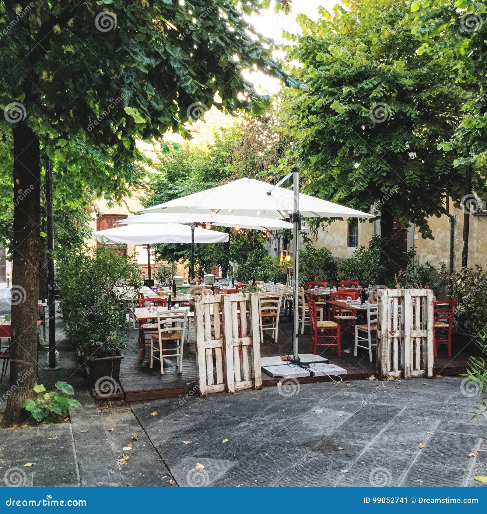 Patio in Italy stock image. Image of restaurant, patio 99052741