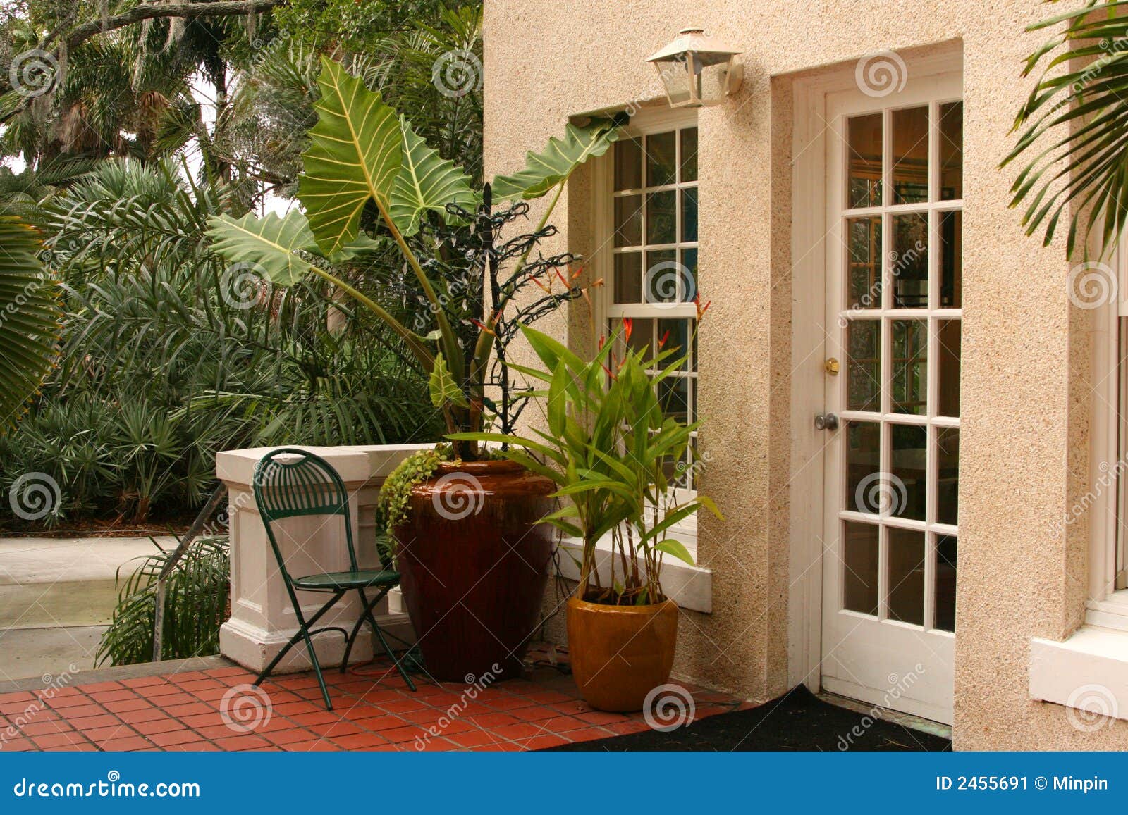 patio in tropics