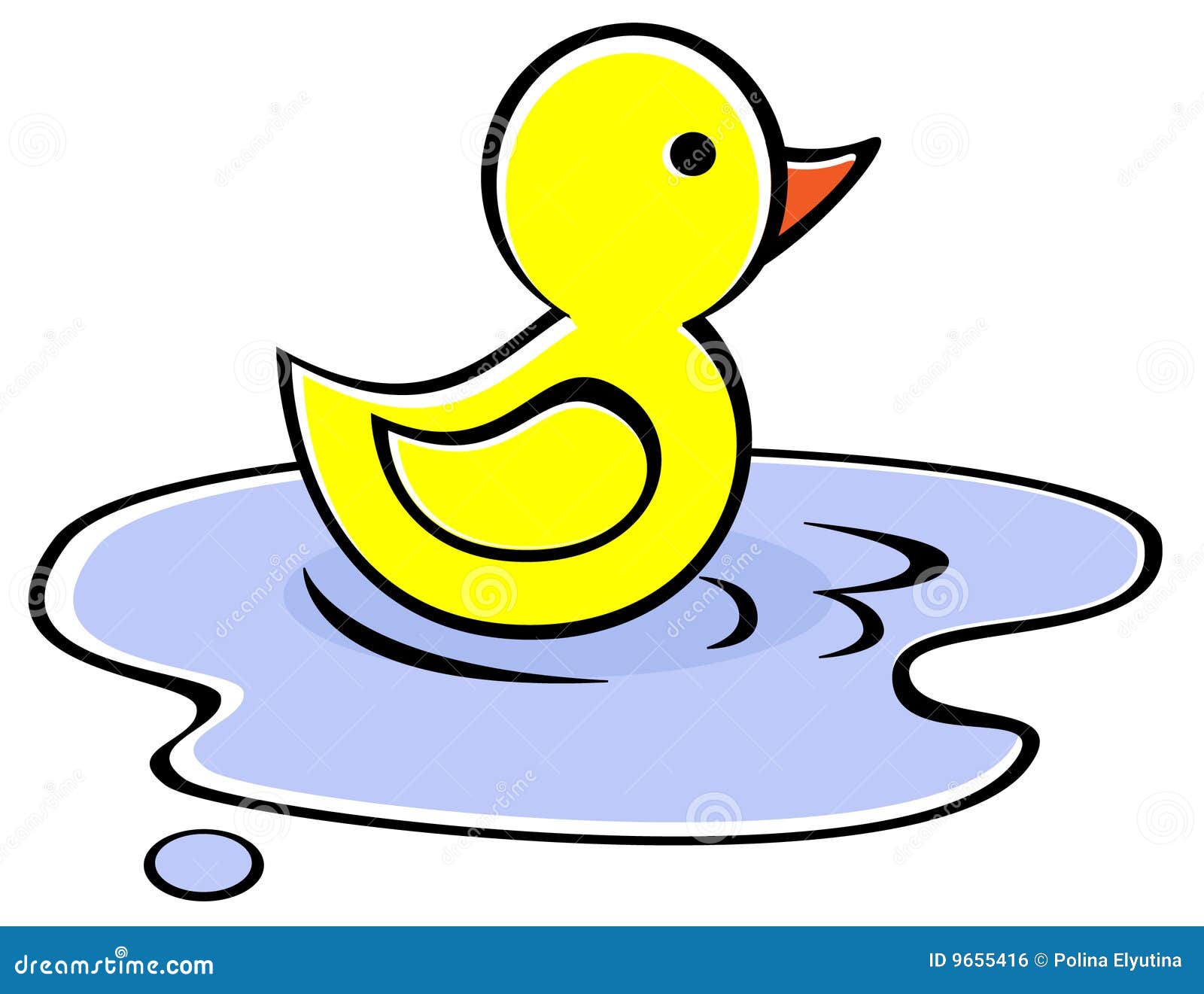 Pato amarillo ilustración del vector. Ilustración de animal - 9655416 Pato amarillo ilustración del vector. Ilustración de animal - 9655416