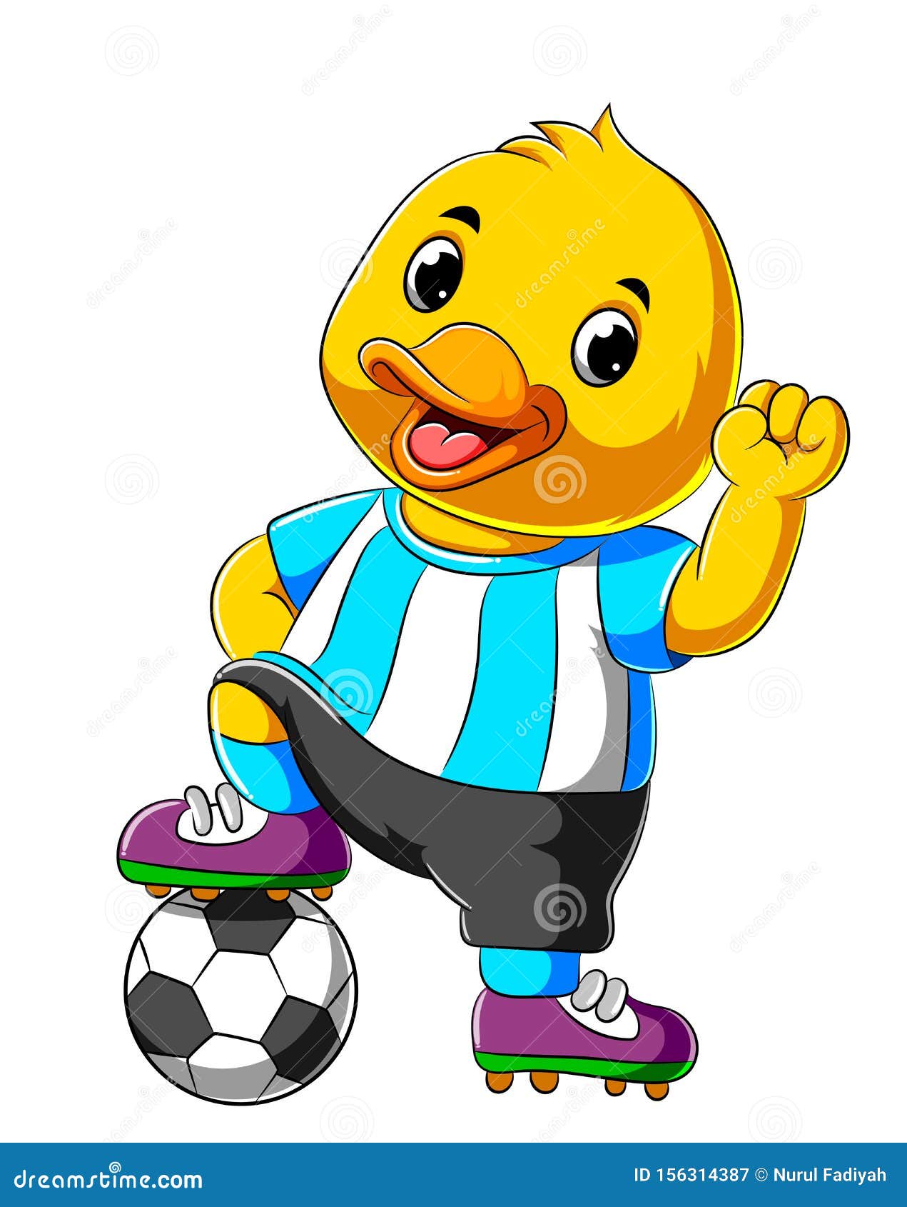 Desenho animado de ilustração de homem bonito jogando bola de