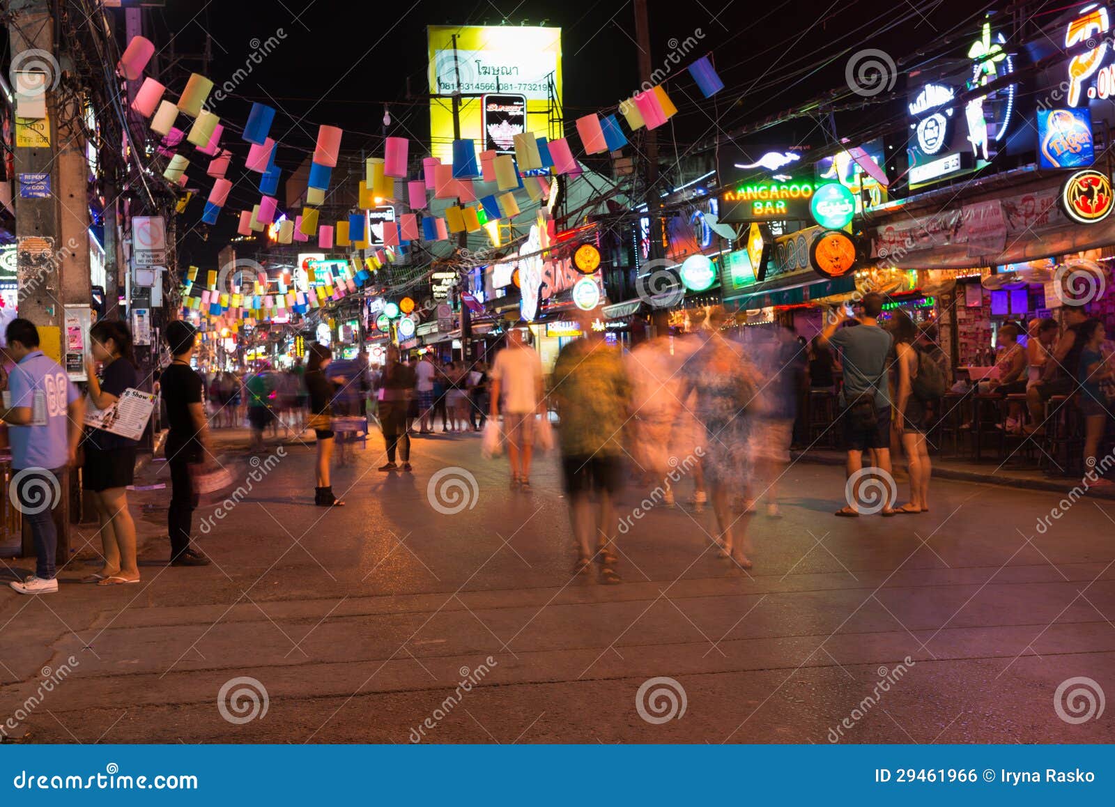 Patong Bangla Road At Night Phuket Thailand Editorial Photo Image