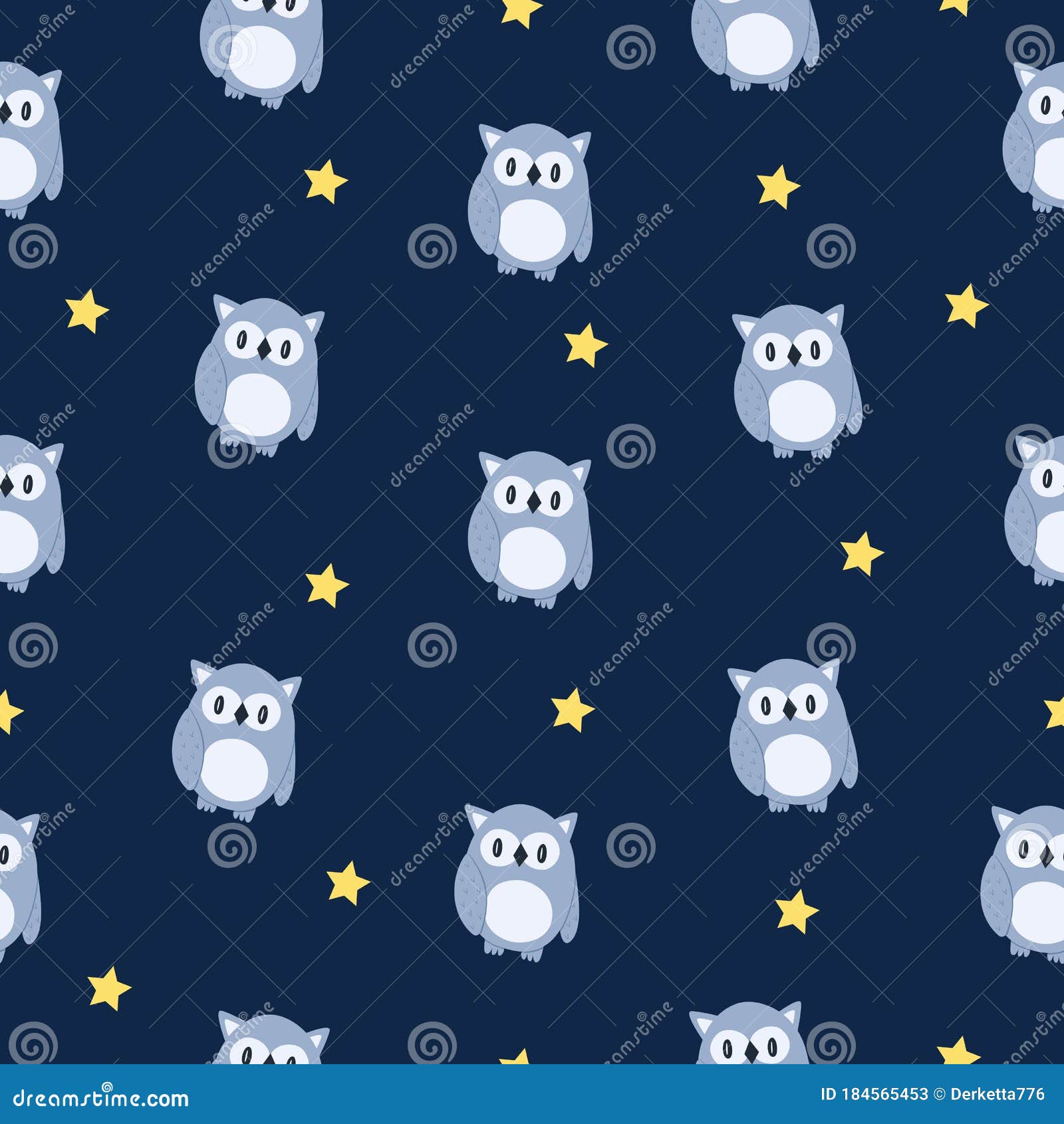 Patrón Ininterrumpido De Búho De Dibujos Animados Y Estrellas Divertidos. Fondo Azul Oscuro. Vector Stock de ilustración - Ilustración de amor, divertido: 184565453 Patrón Ininterrumpido De Búho De Dibujos Animados Y Estrellas Divertidos. Fondo Azul Oscuro. Vector Stock de ilustración - Ilustración de amor, divertido: 184565453