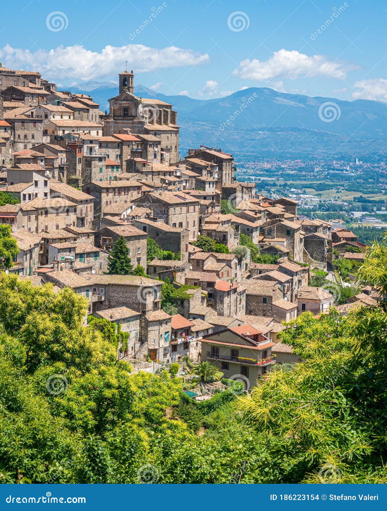 patrica, beautiful little town in the province of frosinone, lazio, italy.