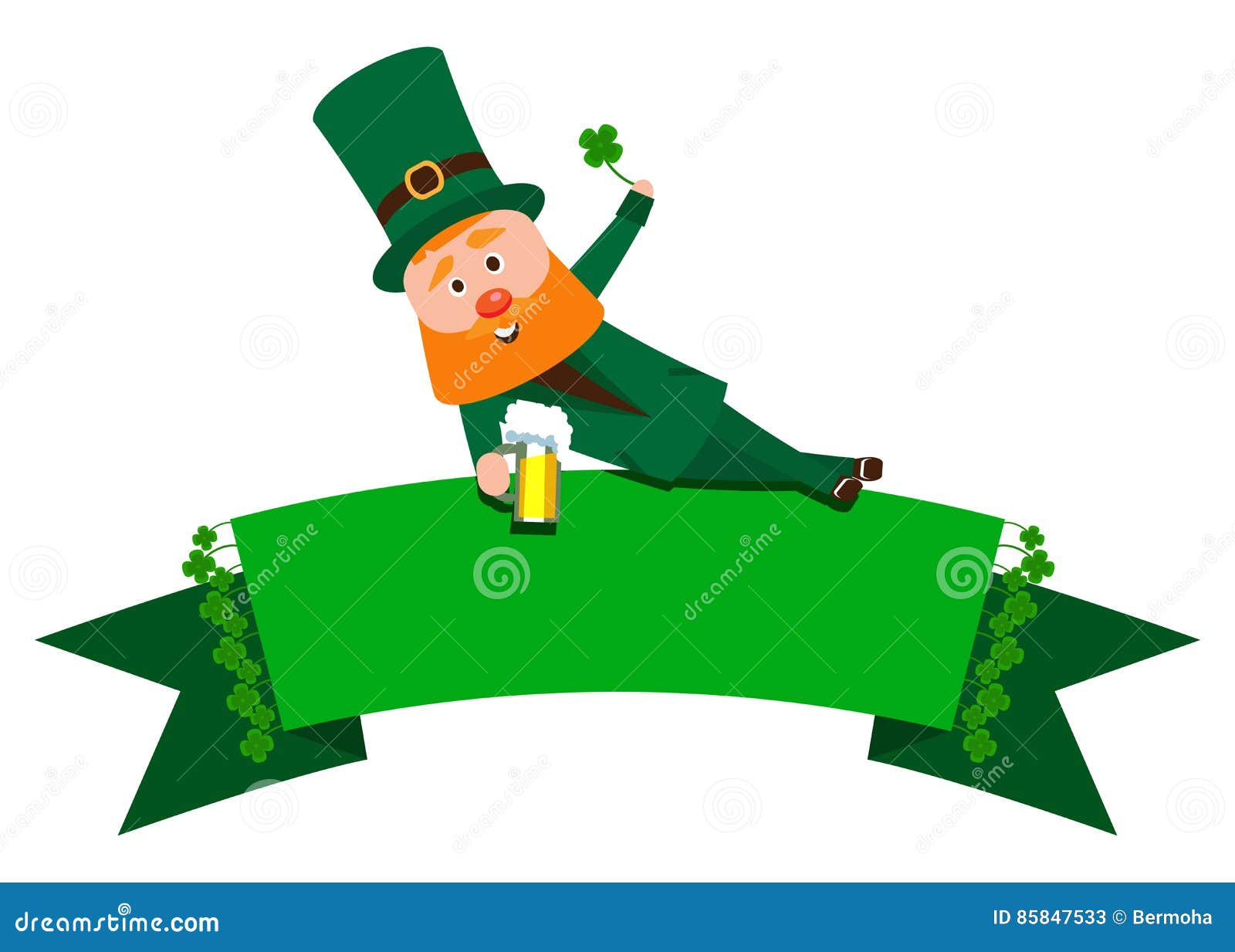 Download Patrick s Day stock vector Illustration of beer funny