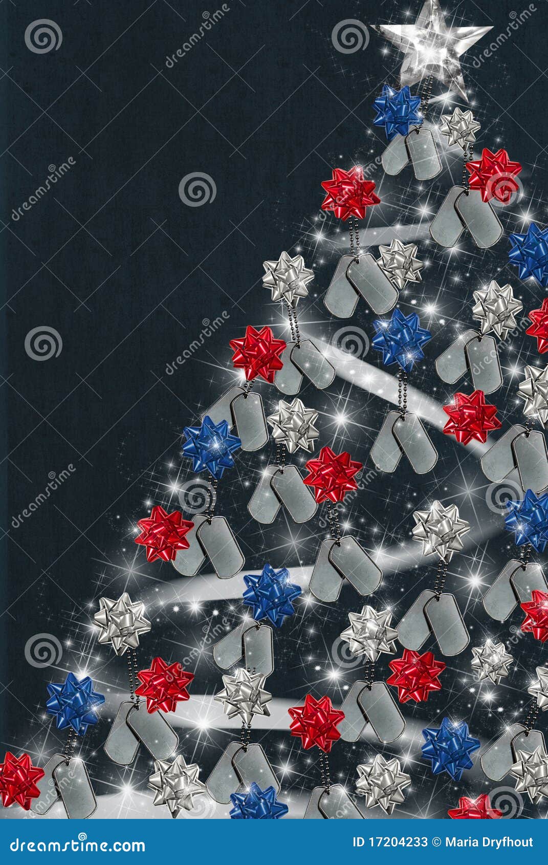 Patriotic Christmas stock illustration. Illustration of military - 17204233