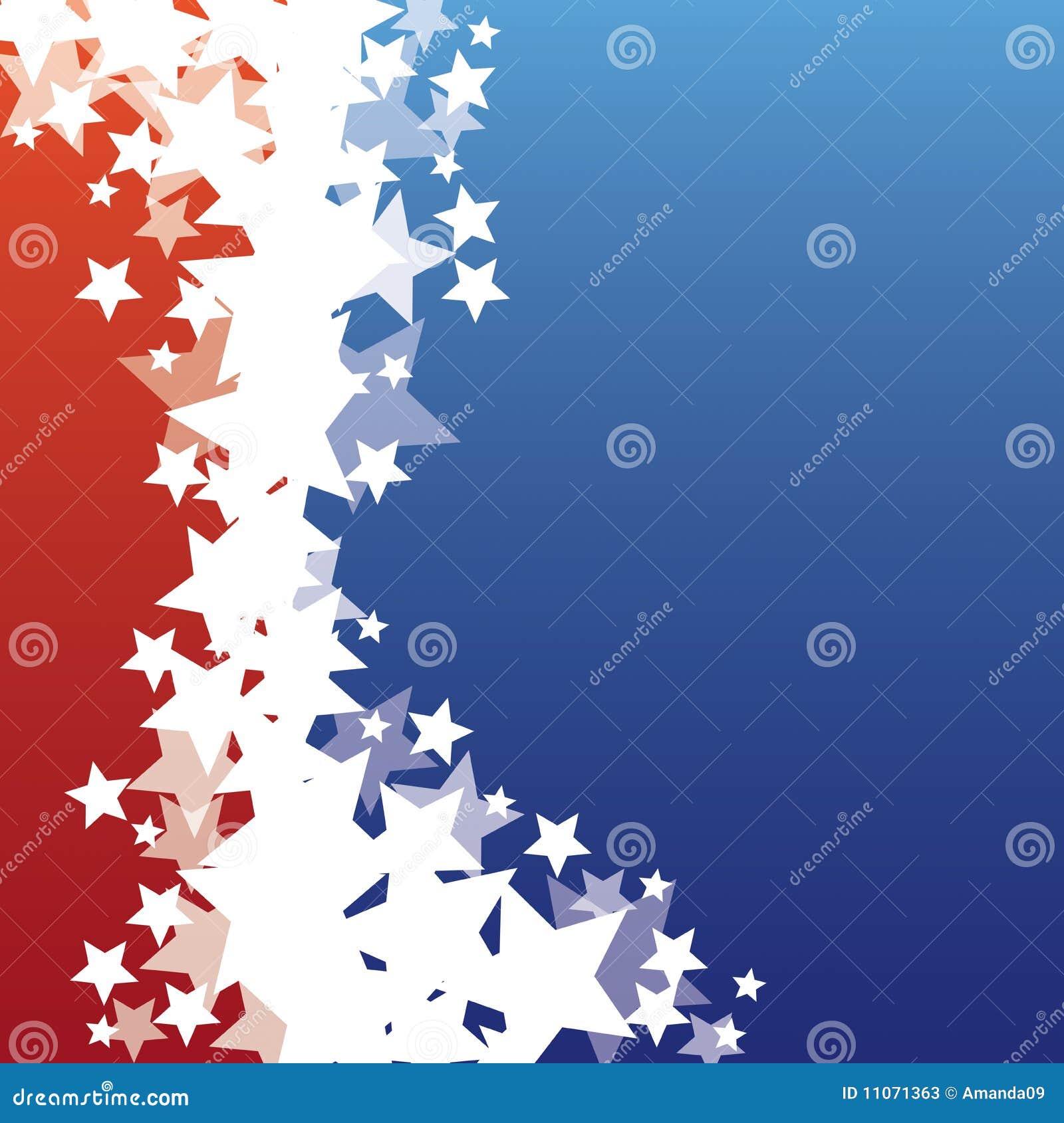 patriotic stars