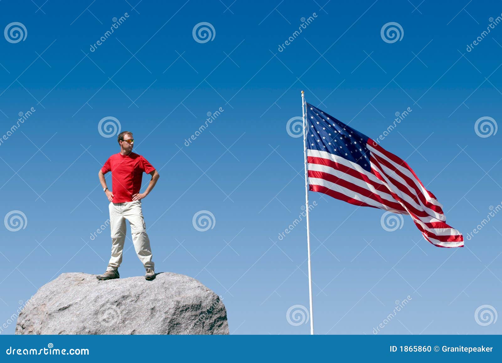 Patriotic Youth stock photo. Image of extreme, powerful 1865860