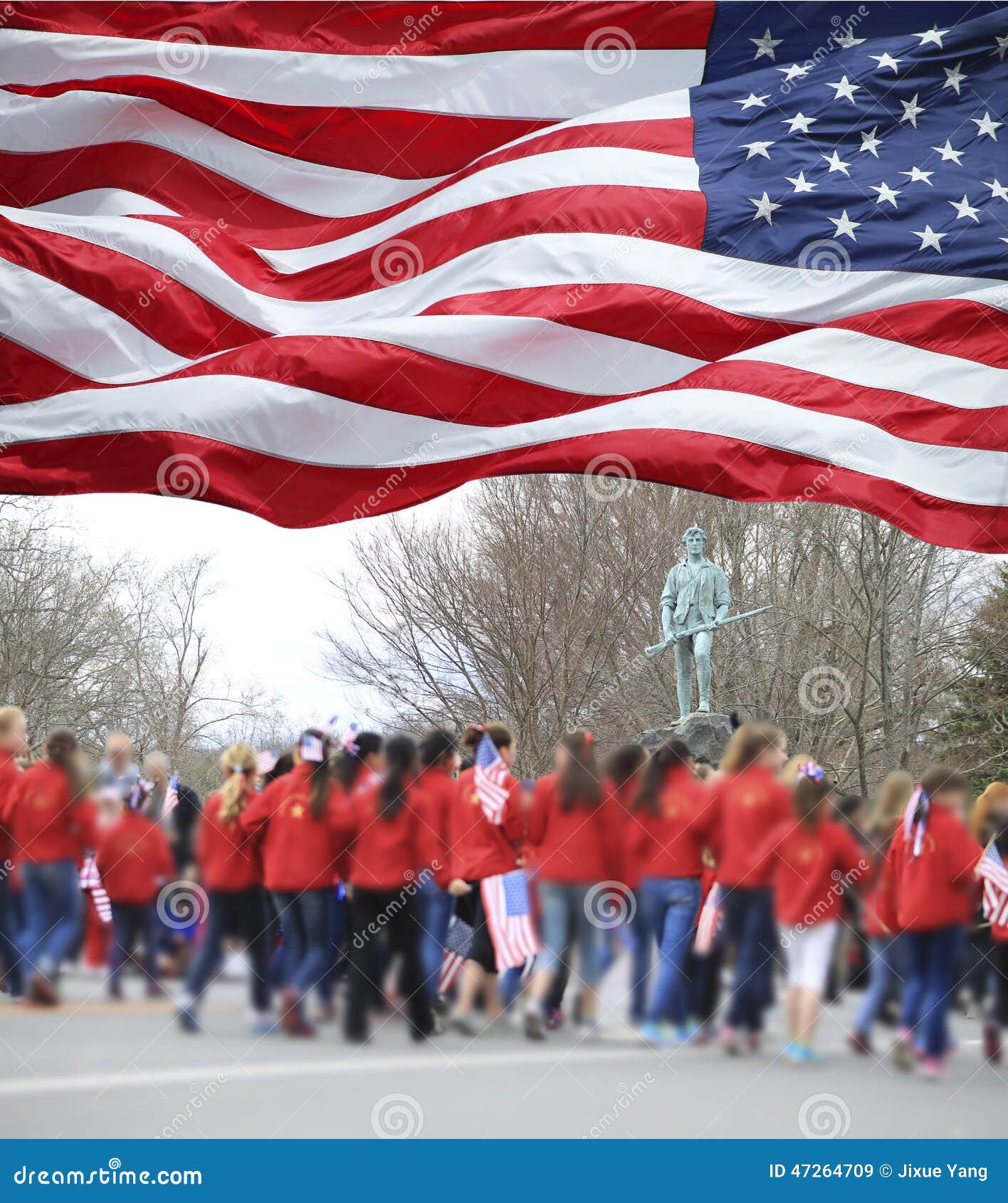 Patriots Day Parade editorial stock image. Image of parade 47264709