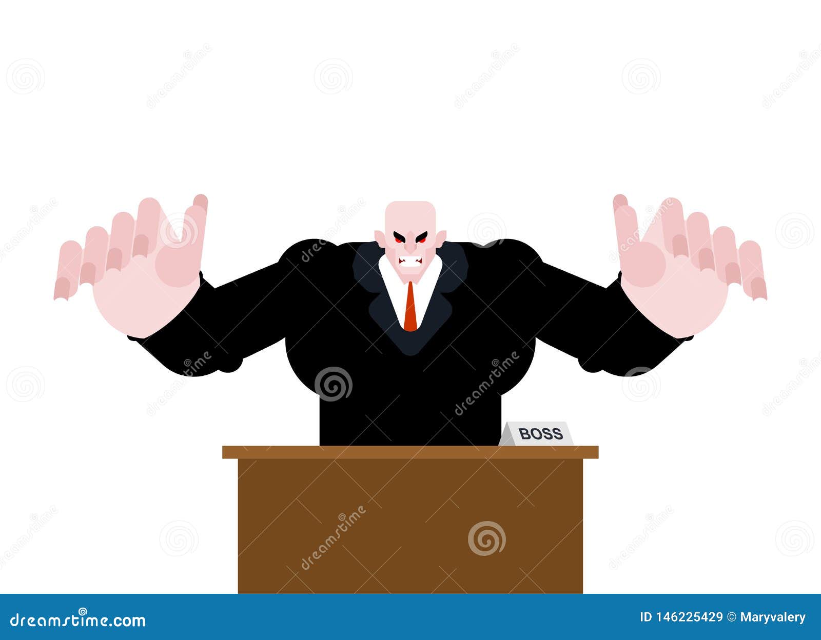 Angry boss at table. business manager anger man. Businessman table work.